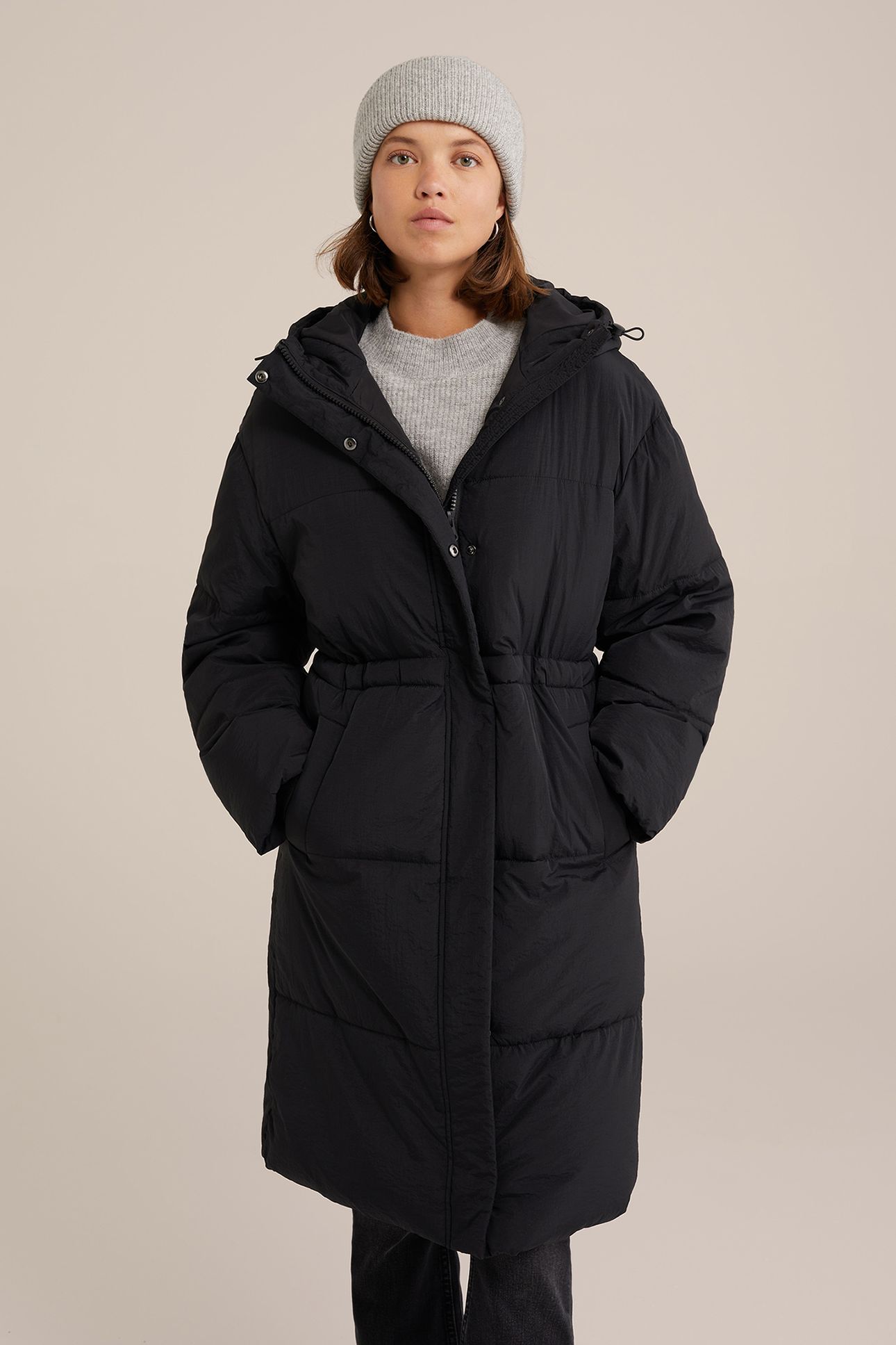JACKET LONG LENGTH BLACK 1