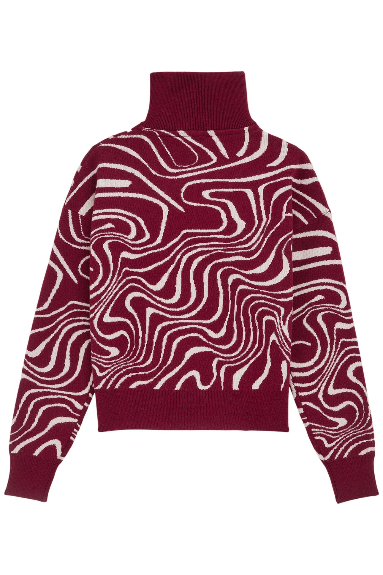 KNITTED PULLOVER VINTAGE RED 4