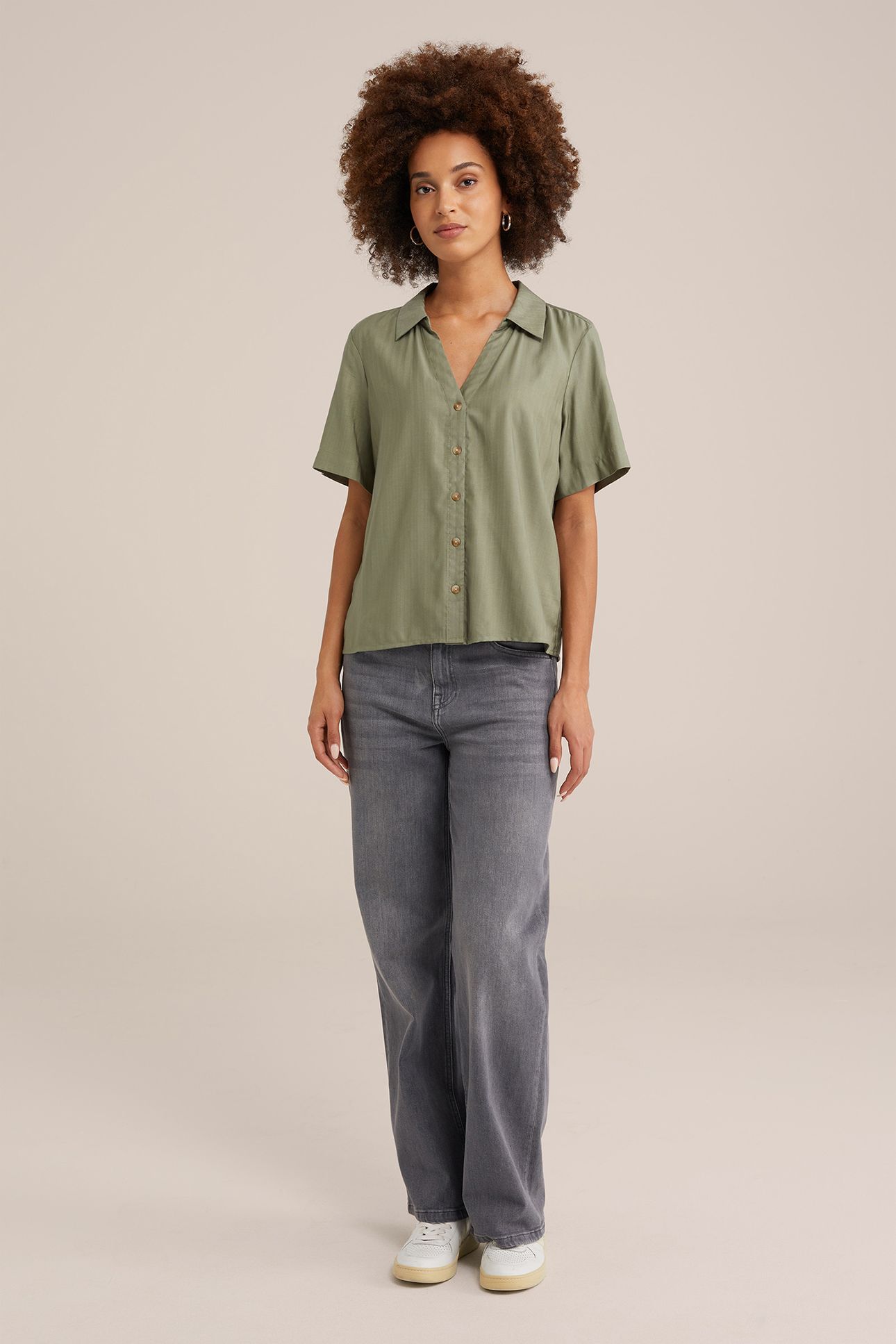 BLOUSE OLIVE GREEN 3
