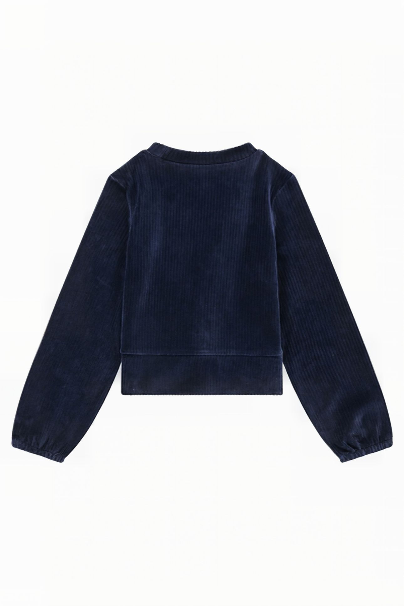 BIANCA VELVET TOP DARK BLUE 2