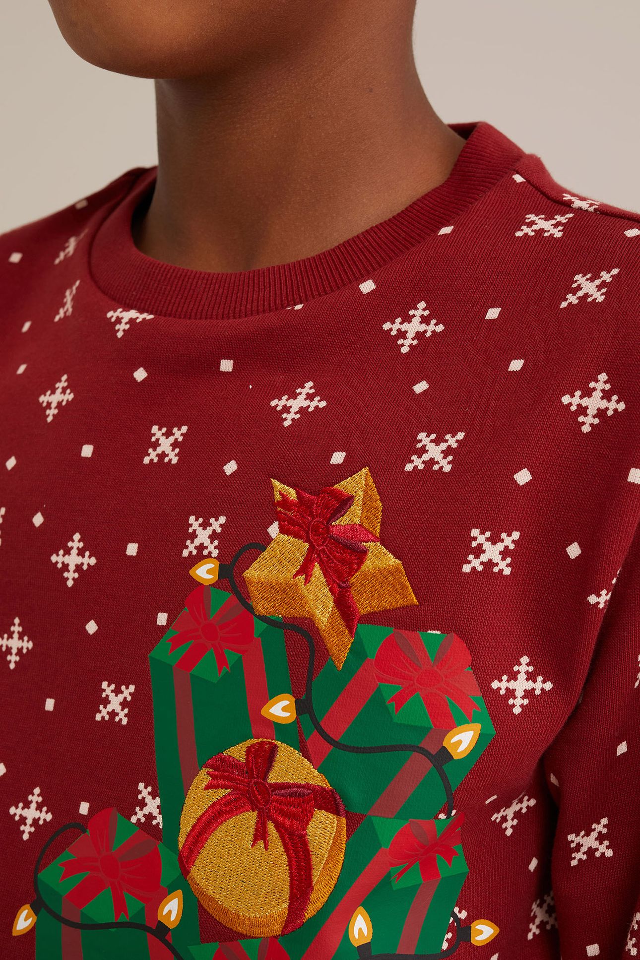 SWEATER VINTAGE RED 5