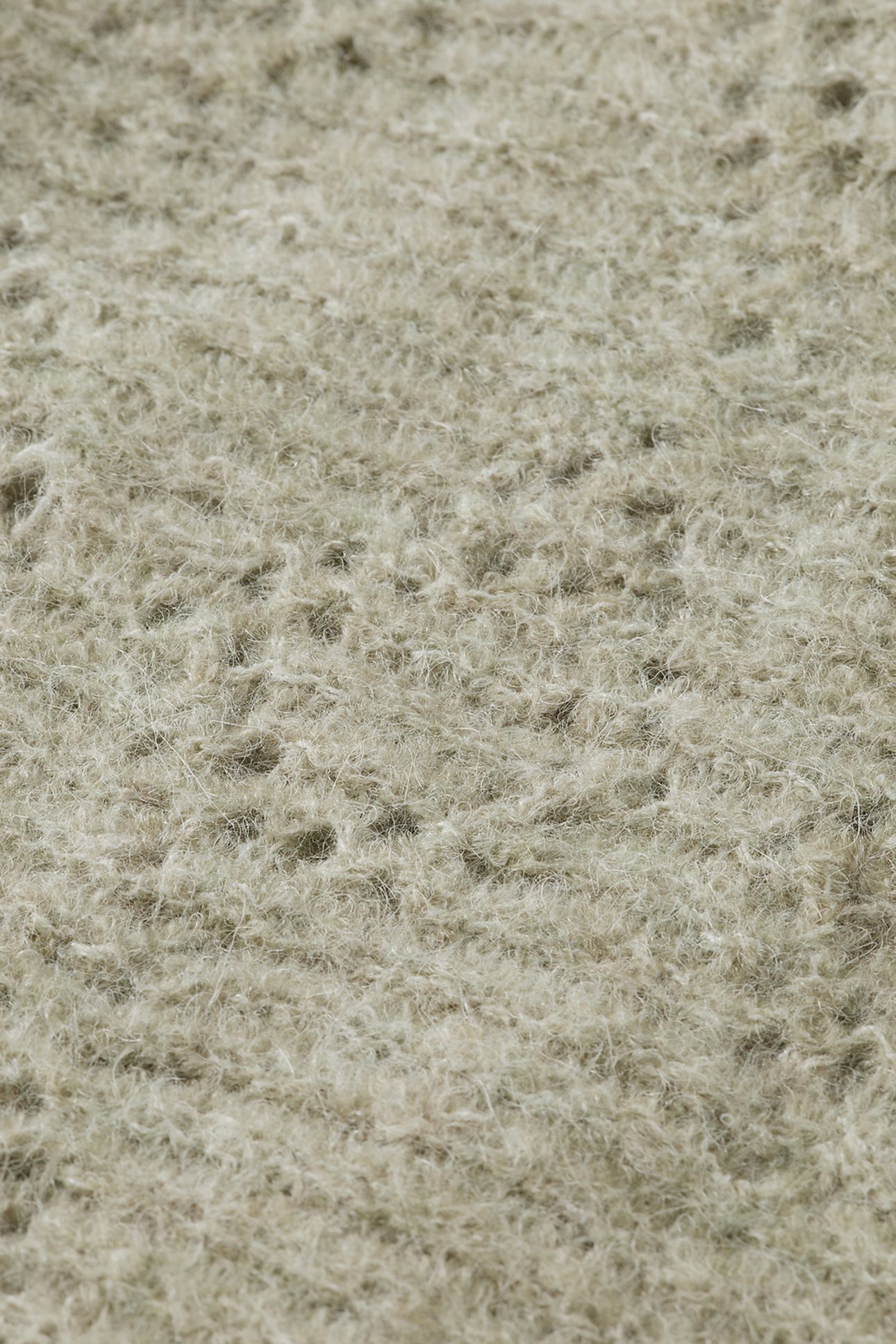 BOUCL CREW NECK CARDIGAN WASHED SAGE MELANGE 8