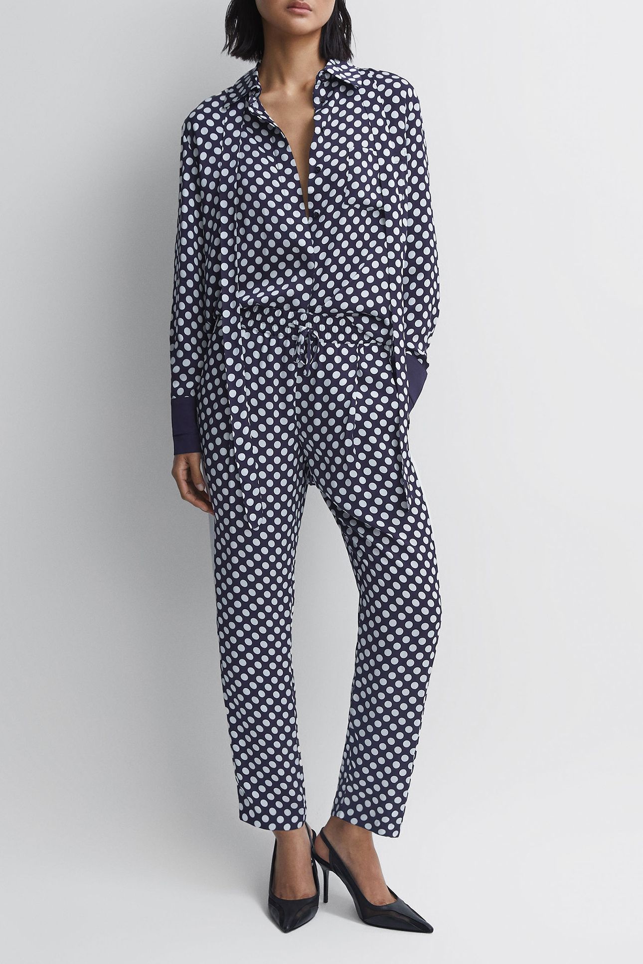 EZRA POLKA DOT PRINT SWEATPANTS 3