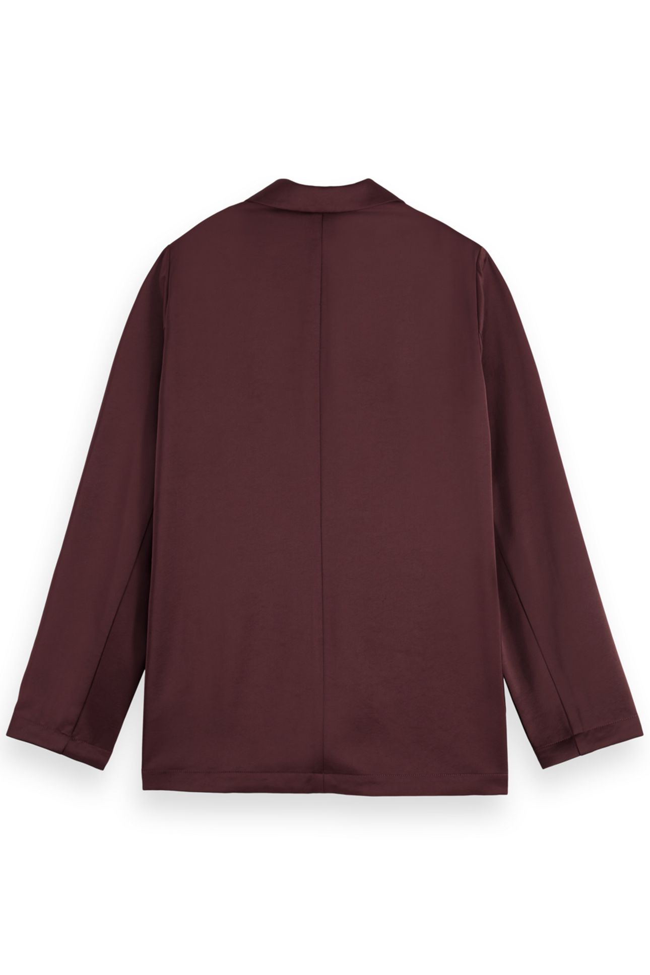 SB SATIN BLAZER DARK BORDEAUX 2