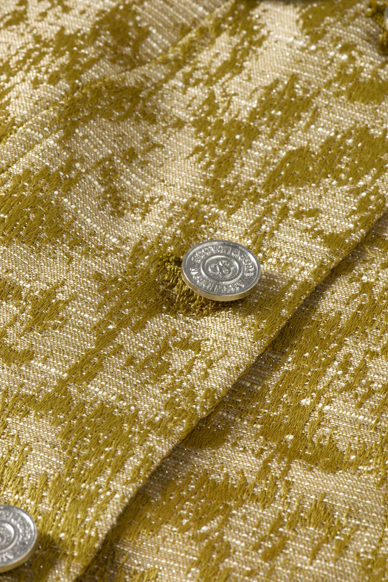JACQUARD FITTED TRUCKER BLAZER IKAT LEOPARD 8