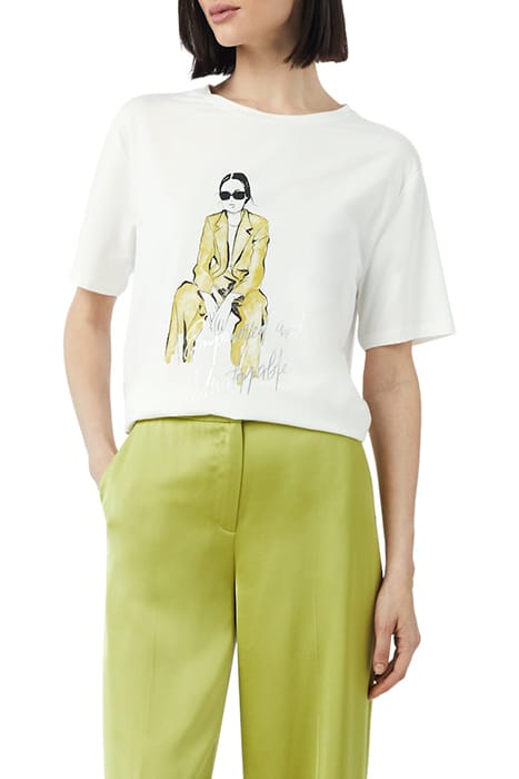 COMMA T-SHIRTS WHITE 1