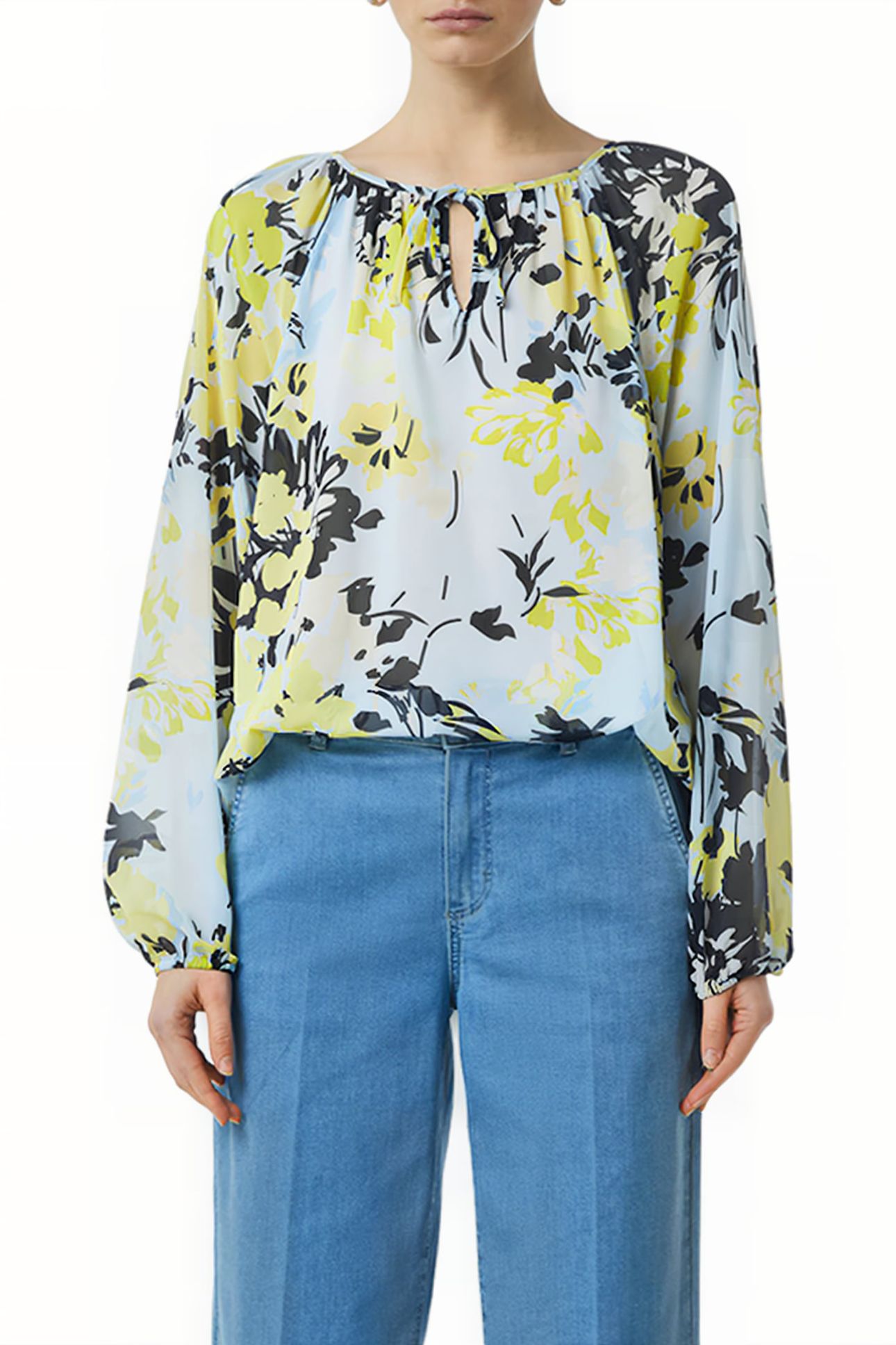 COMMA BLOUSES LIGHT-BLUE 1