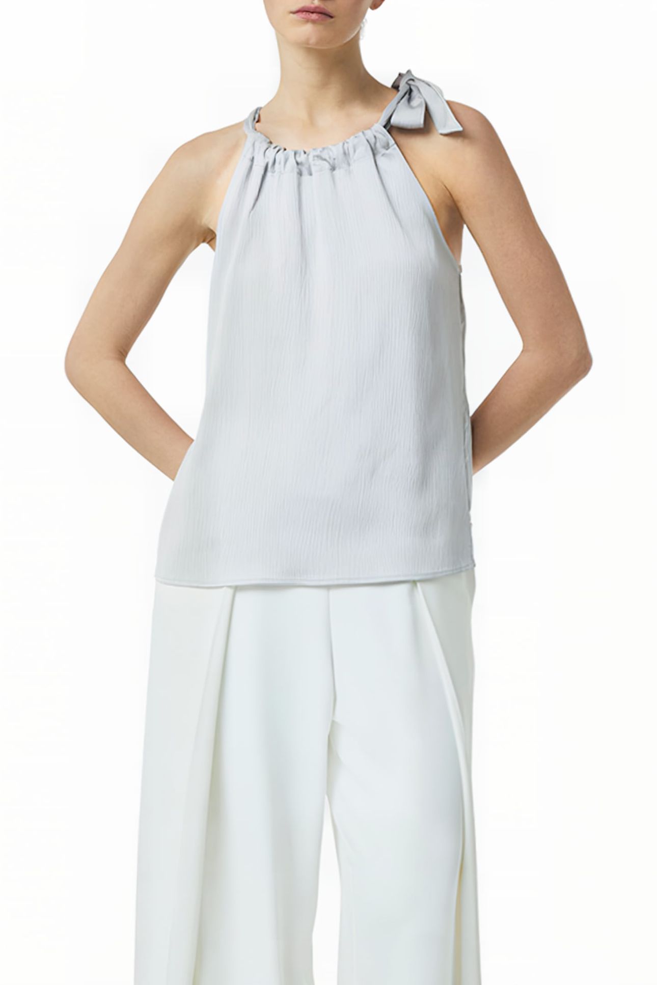COMMA BLOUSES LIGHT-GREY 1