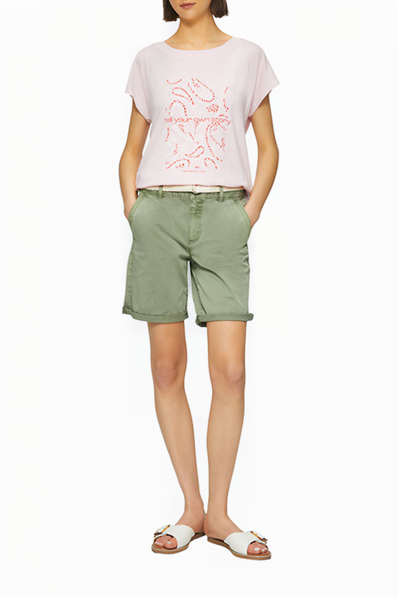 S.OLIVER SHORTS GREEN 2
