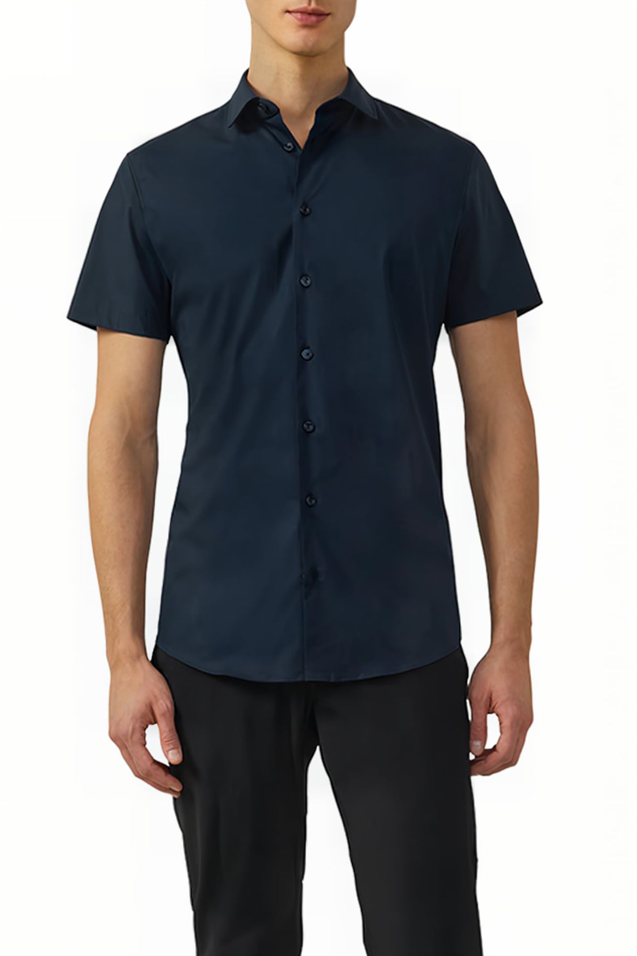 S.OLIVER SHIRTS DARK-BLUE 1