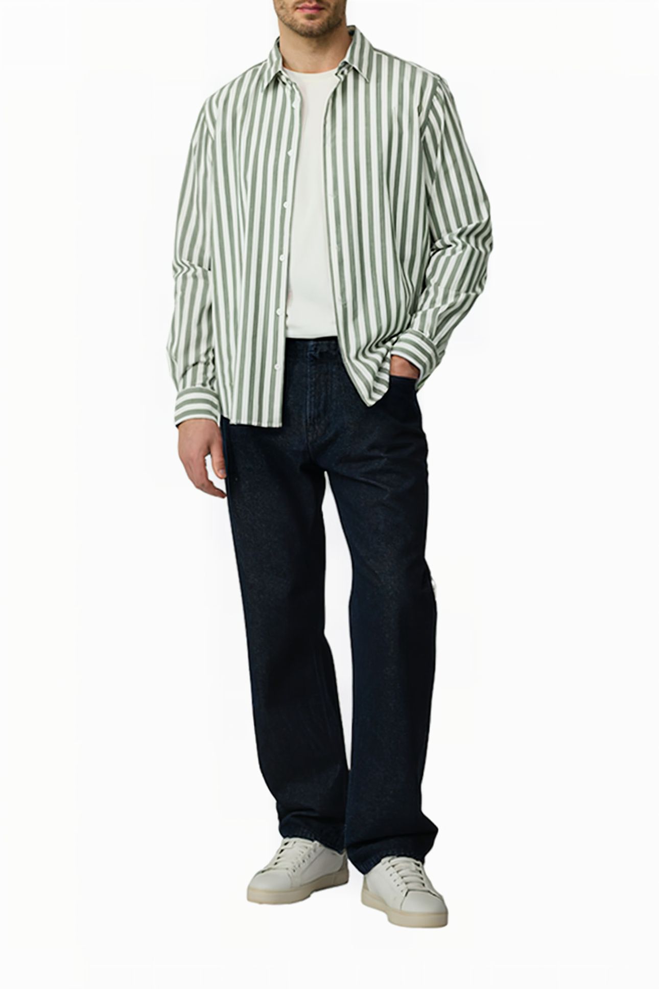 S.OLIVER SHIRTS GREEN-OLIVE 2