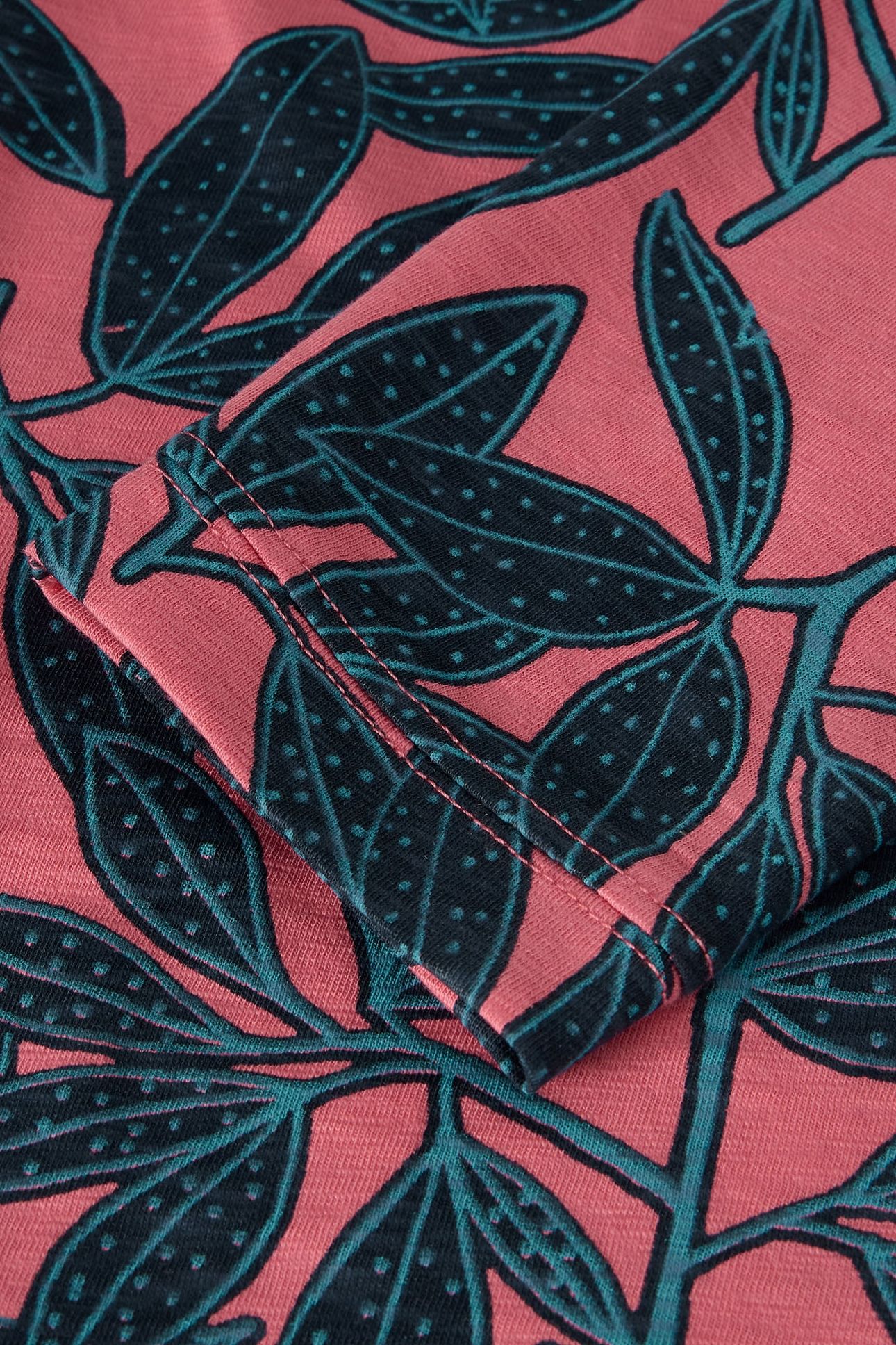 NELLY LS TEE CORAL PRINT 6