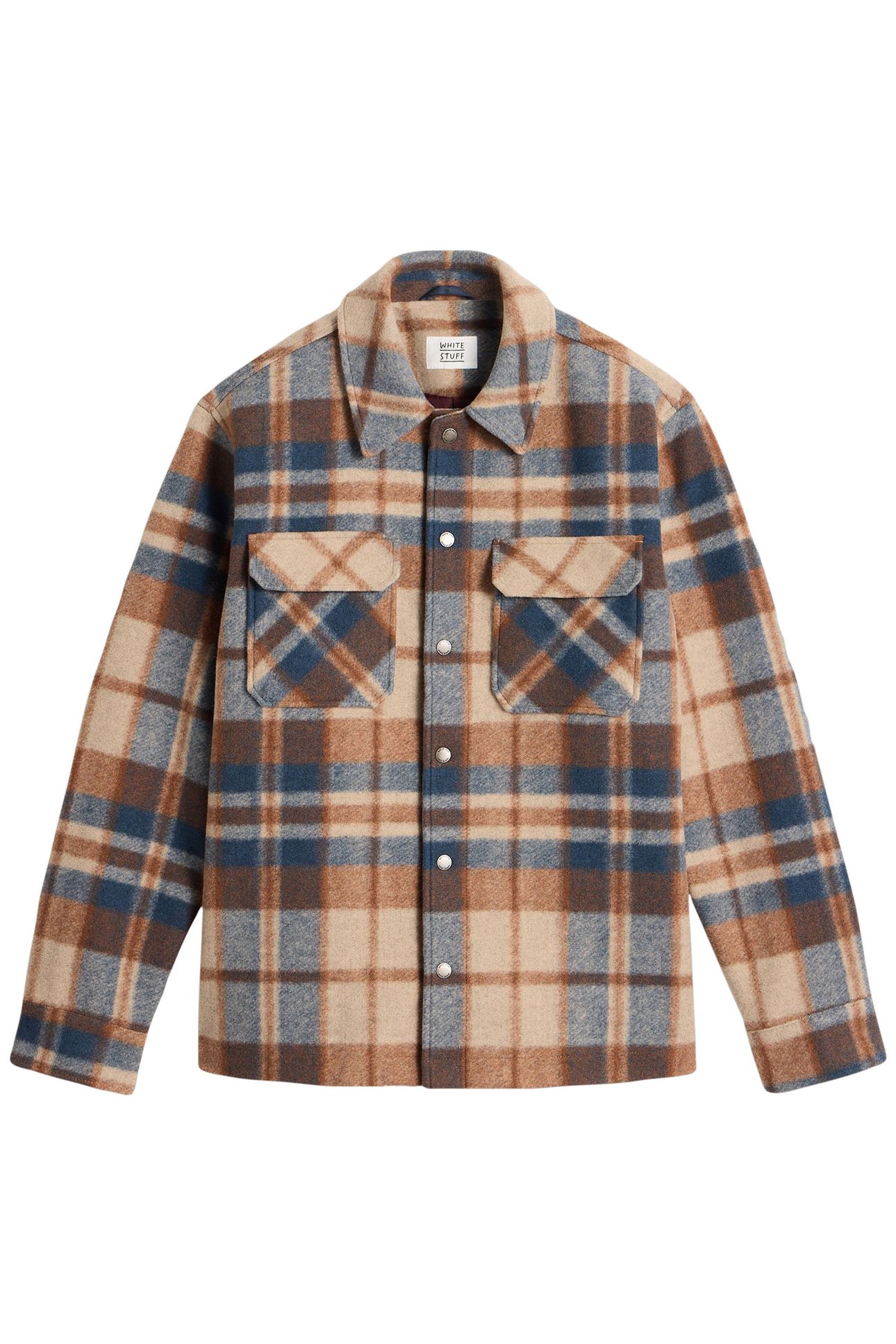 CHECK TRUCKER BROWN MULTI 4