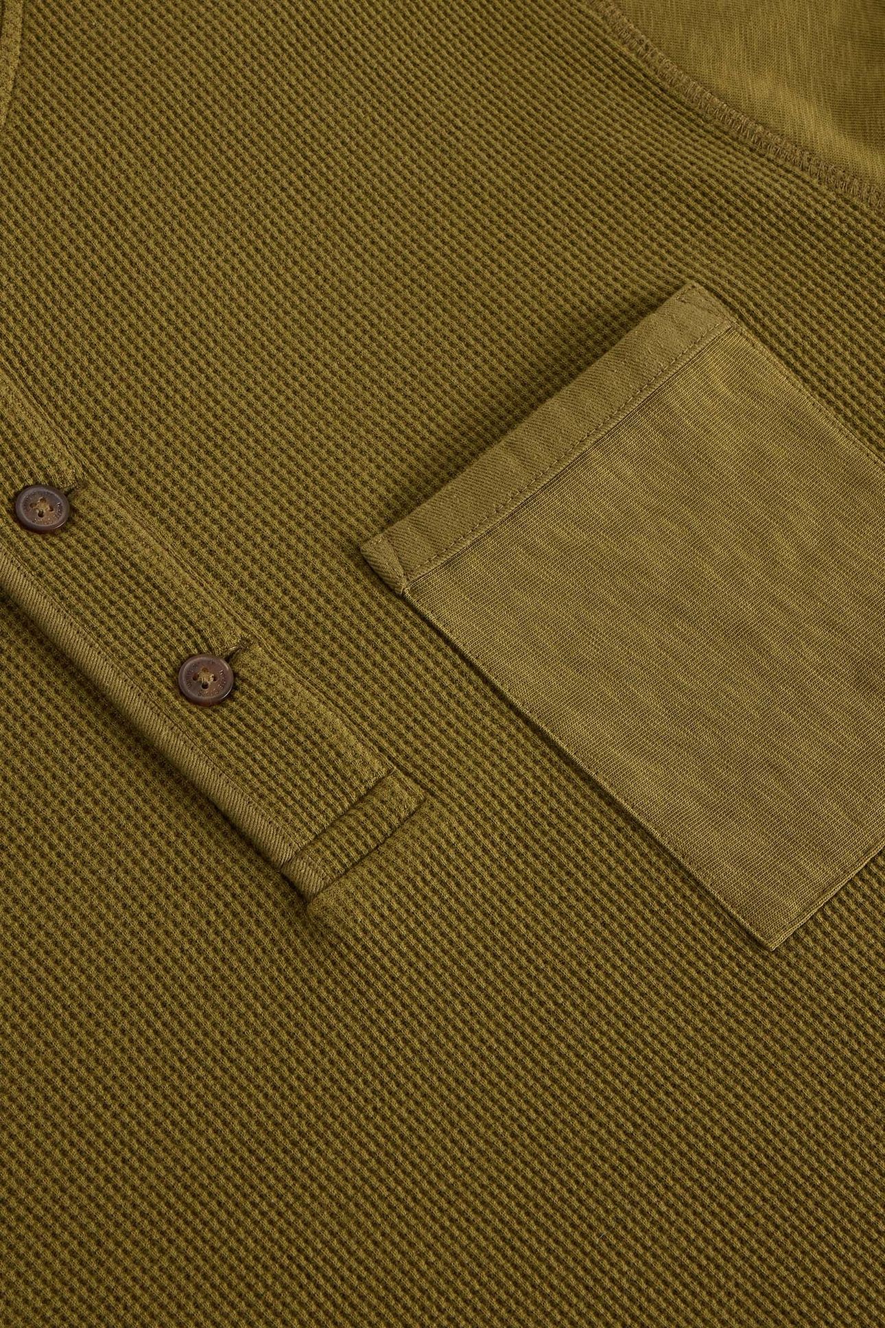 ANDOVER LS HENLEY KHAKI GREEN 6