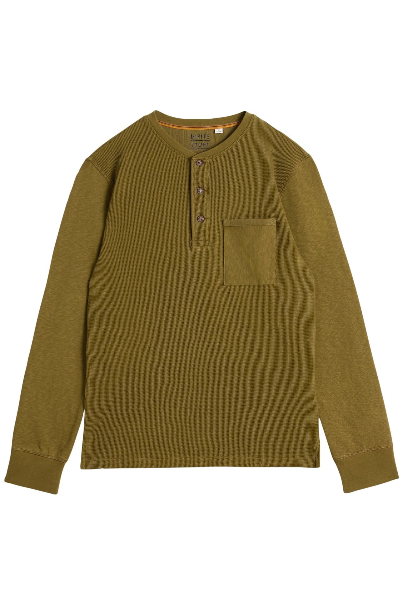 ANDOVER LS HENLEY KHAKI GREEN 3