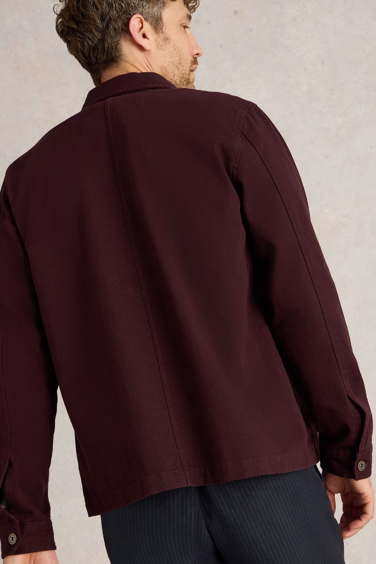 KYNMAN WORKWEAR JACKET DARK PLUM 4