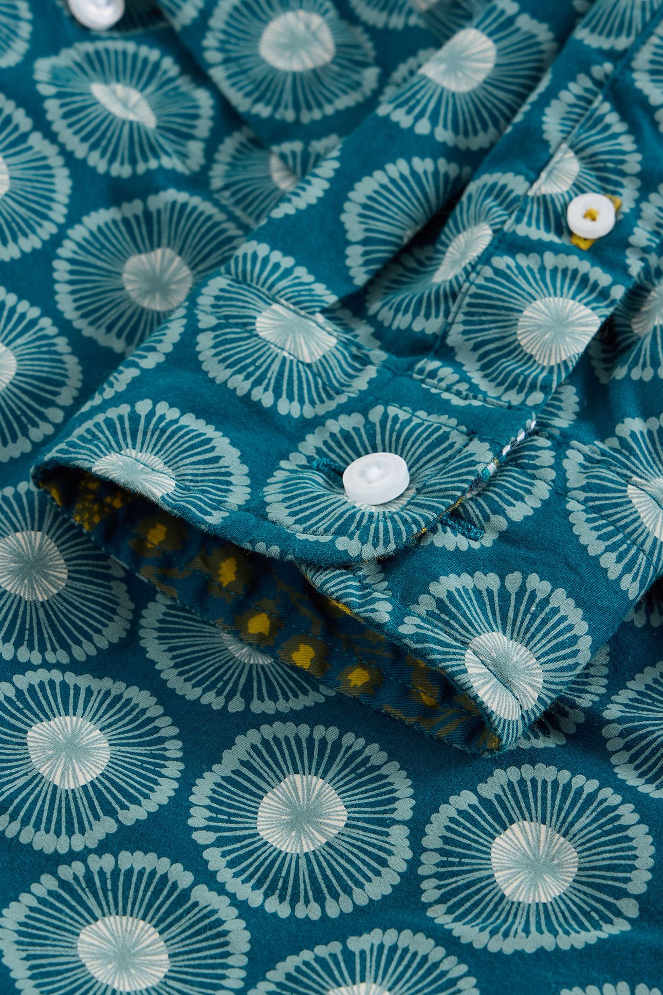 SPRIG SPOT PRINTED SHIRT BLUE MULTI 6