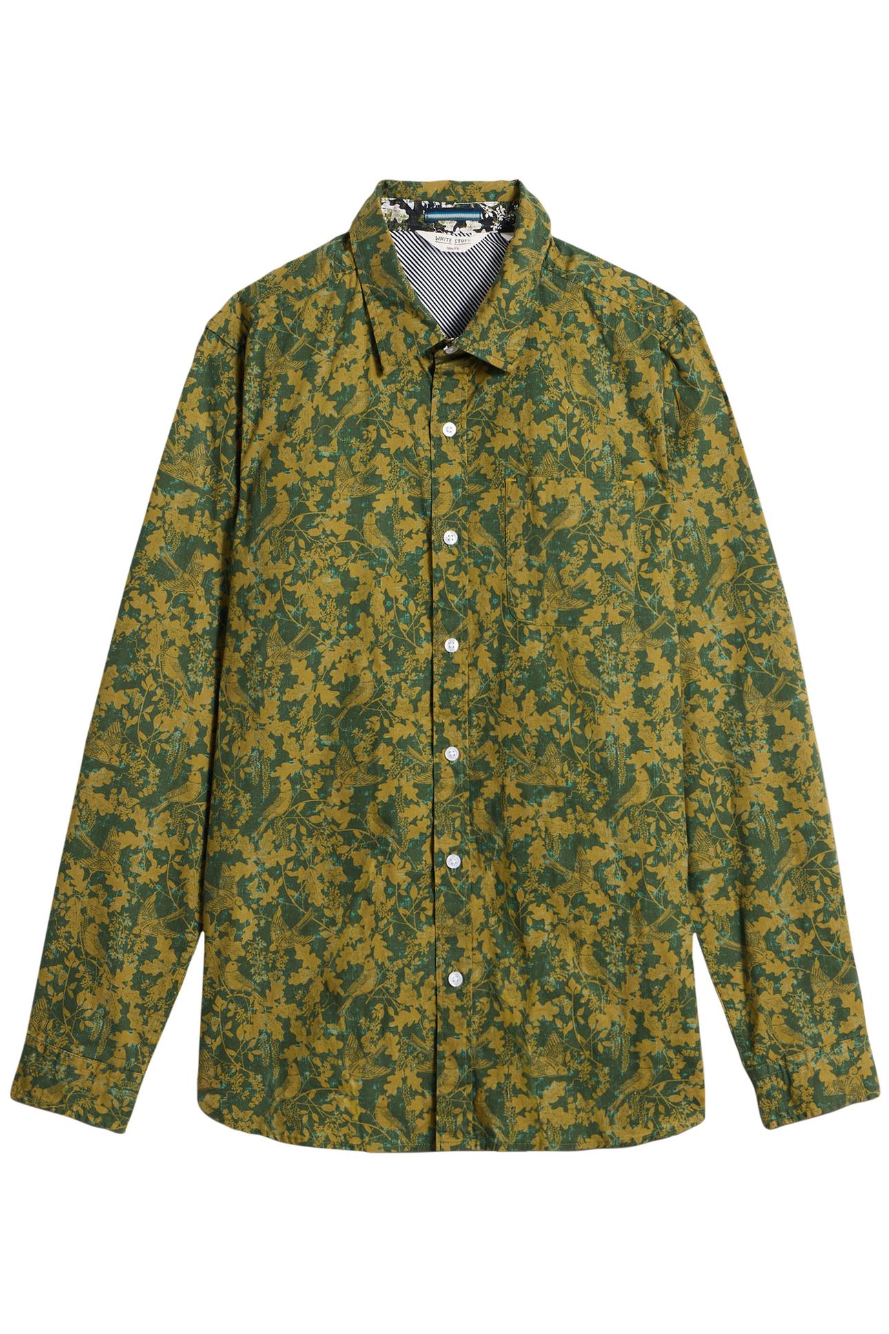 HAWTHORN BIRD PRINTED SHIRT GREEN MULTI 3