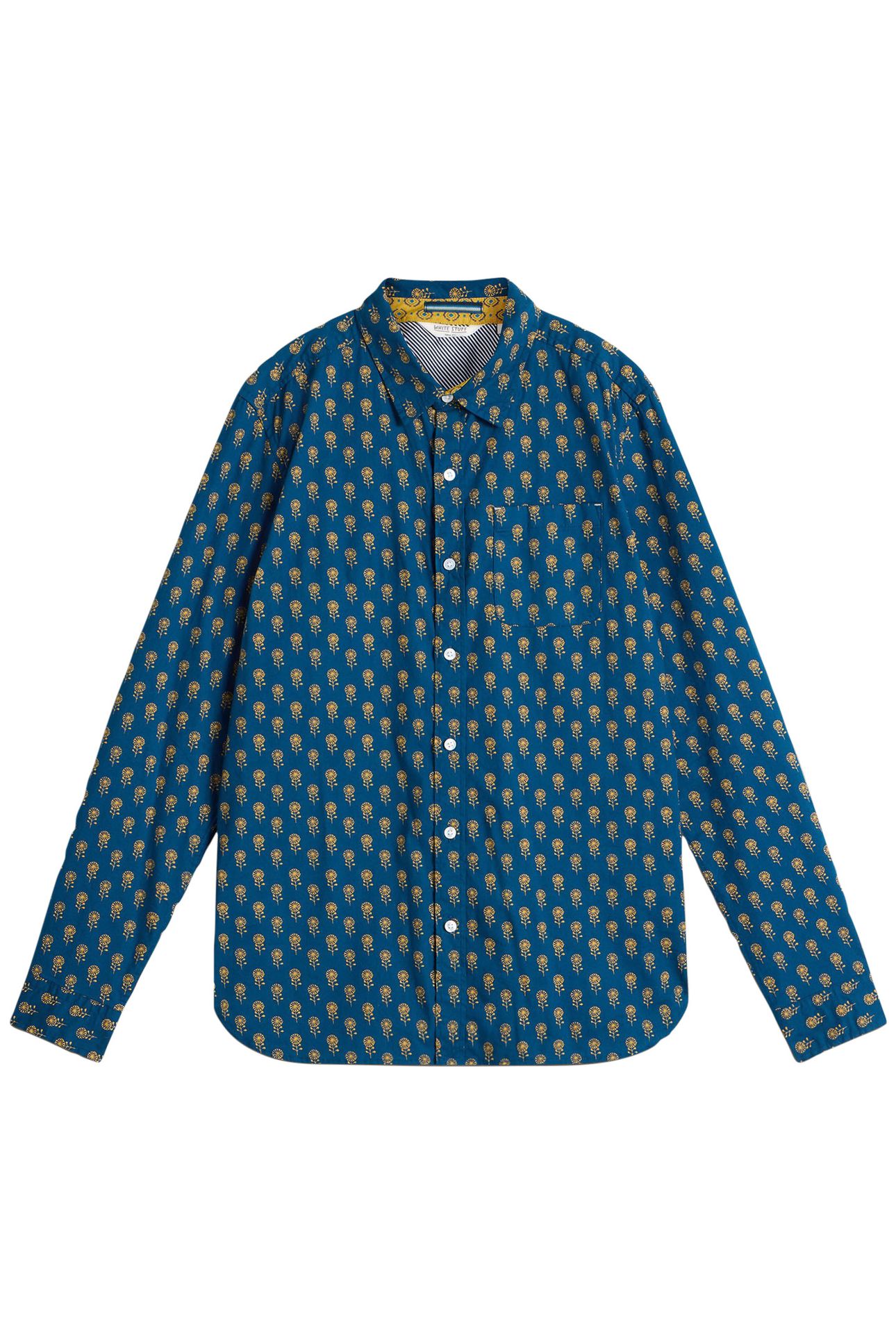 FLORAL NONNIE PRINTED SHIRT BLUE PRINT 2