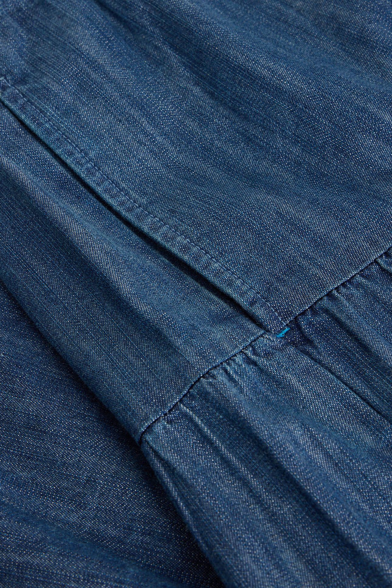 JENNA DENIM TIERED SKIRT DARK NAVY 6