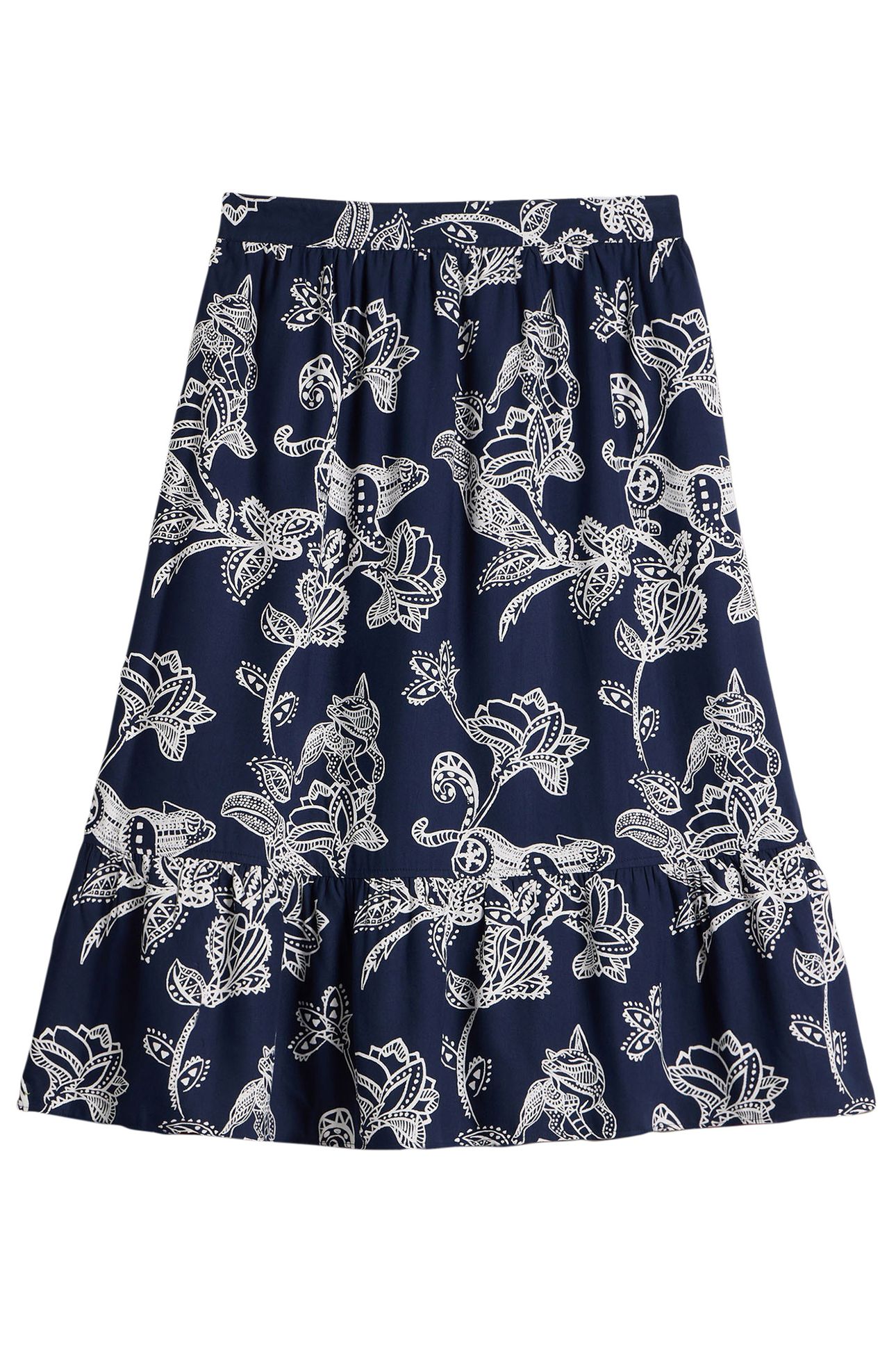 AVA REVERSIBLE SKIRT PLUM MULTI 6