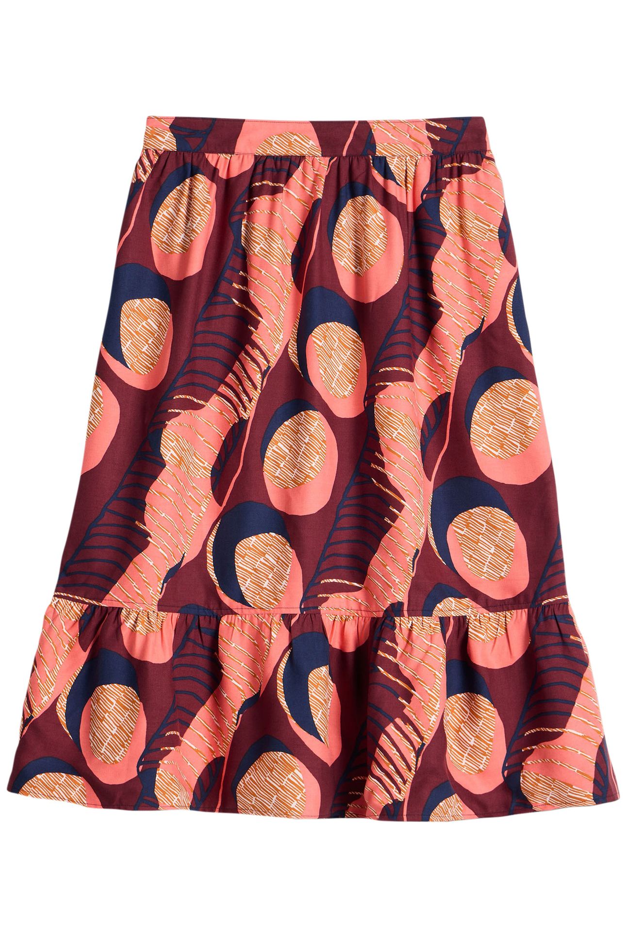 AVA REVERSIBLE SKIRT PLUM MULTI 5