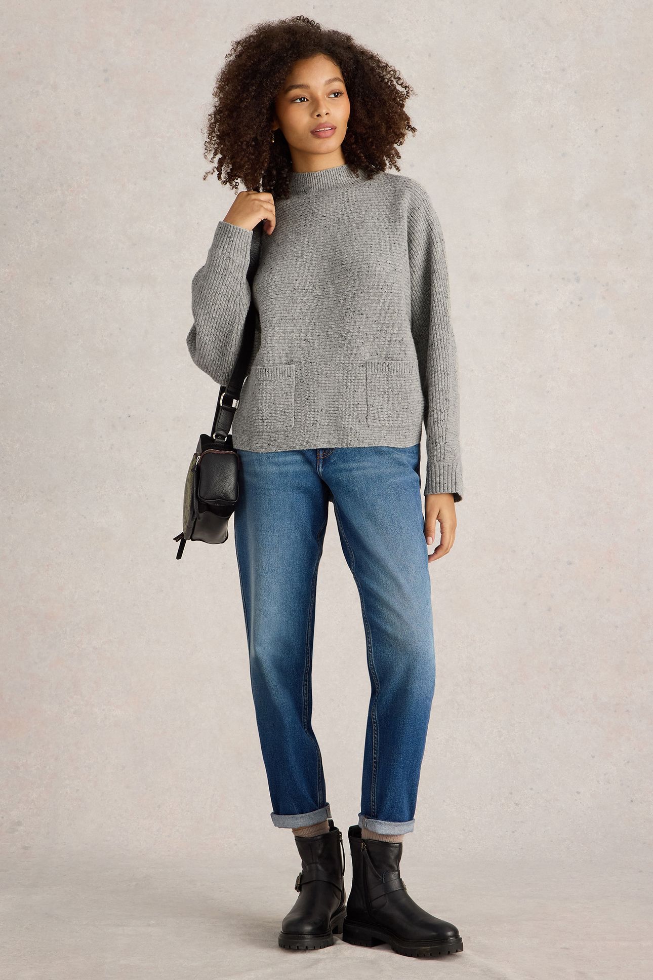 CARLI JUMPER MID GREY 1