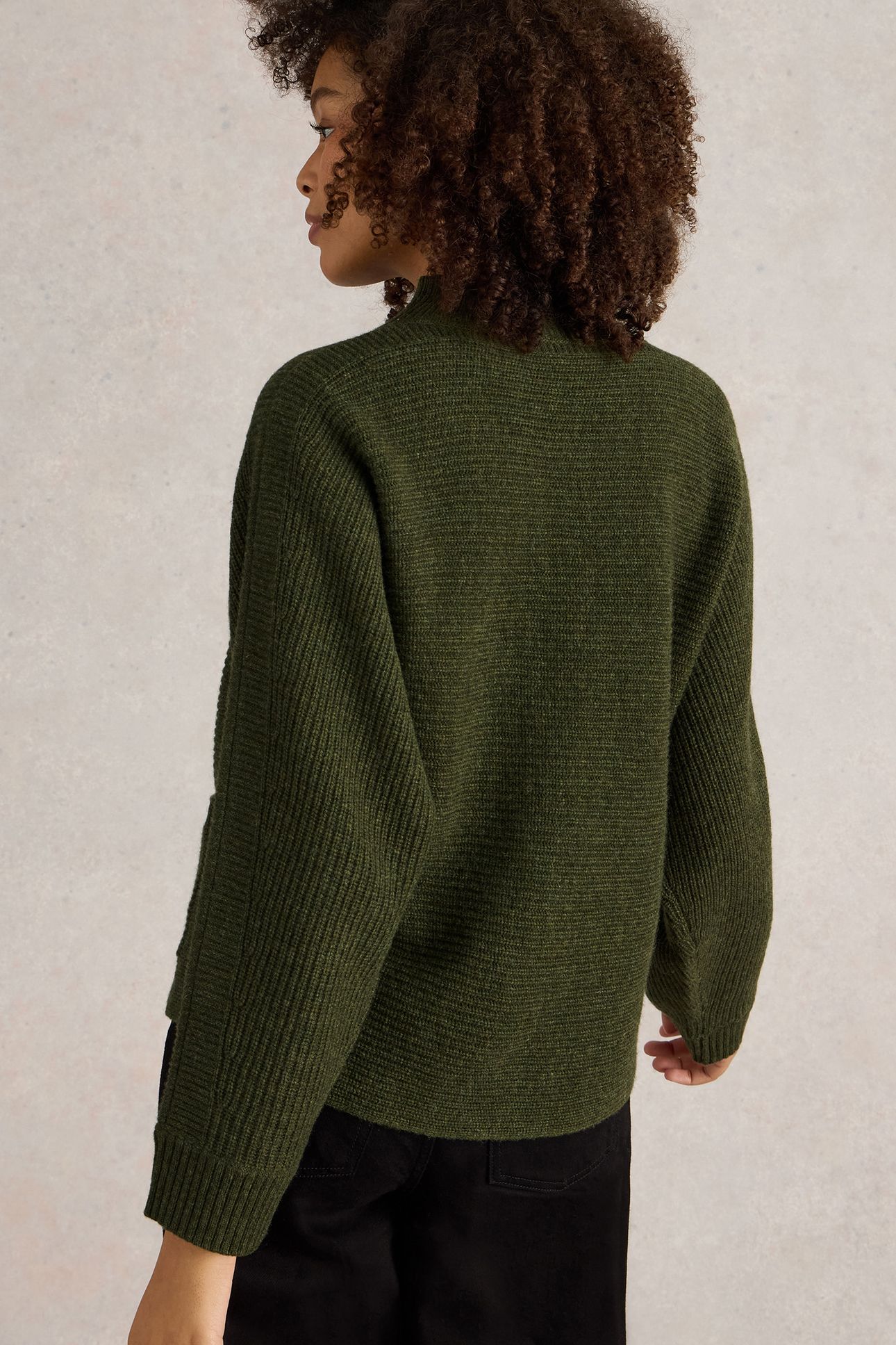 CARLI JUMPER KHAKI GREEN 2