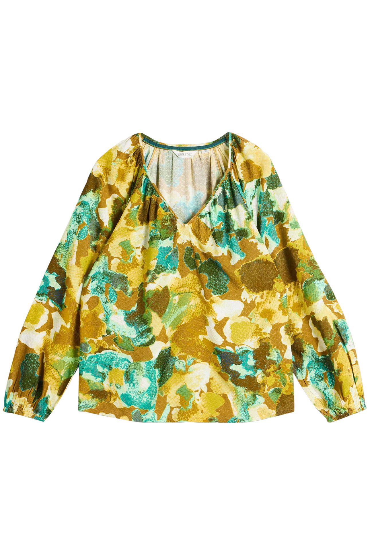 IMOGEN TOP YELLOW PRINT 3