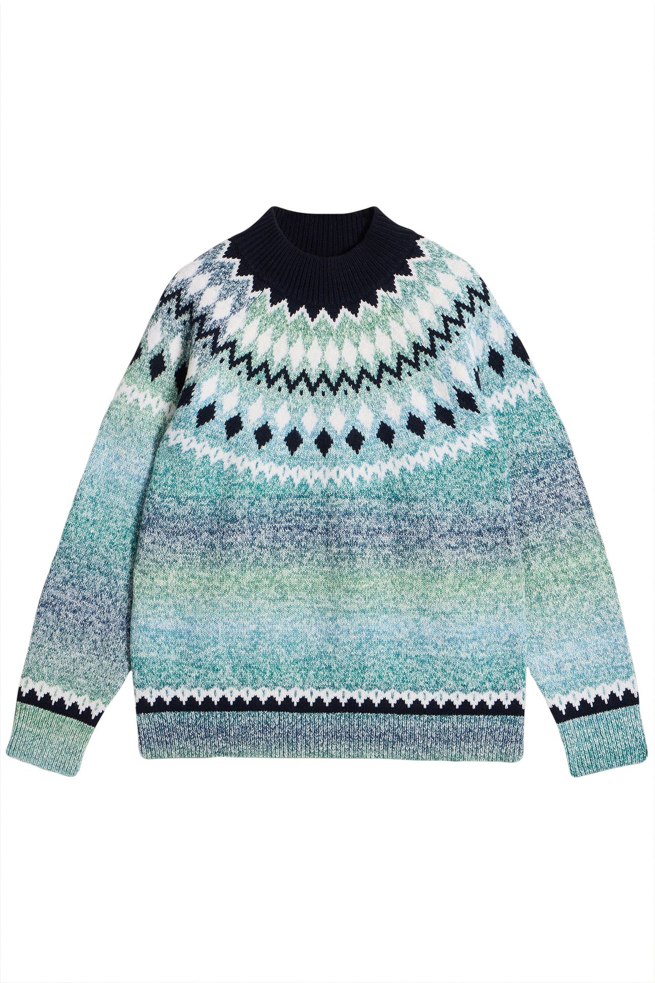 SASHA FAIRISLE JUMPER BLUE MULTI 2