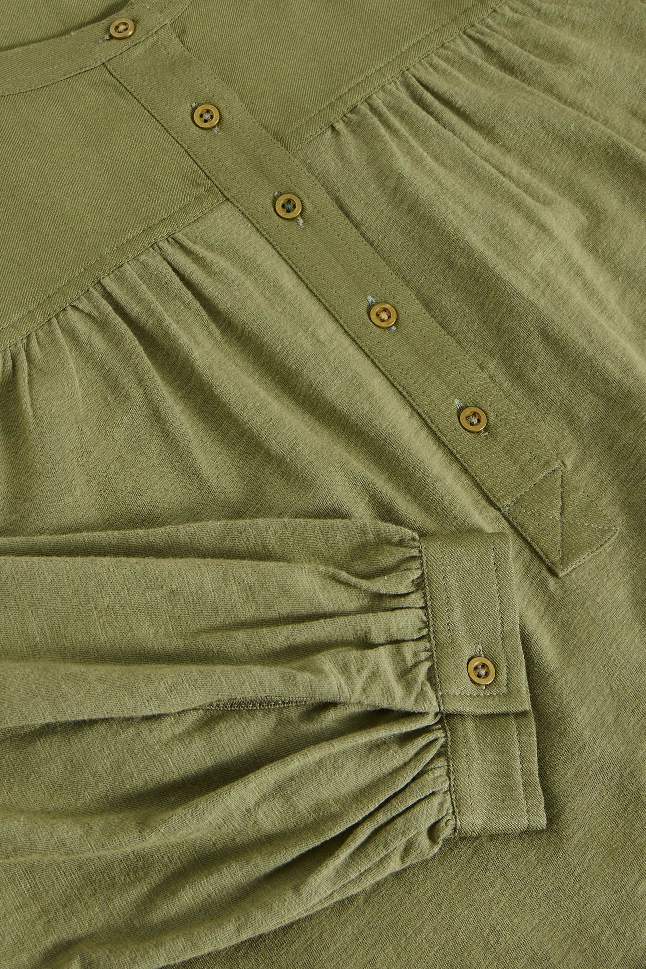 ELOISE MIX SHIRT KHAKI GREEN 6
