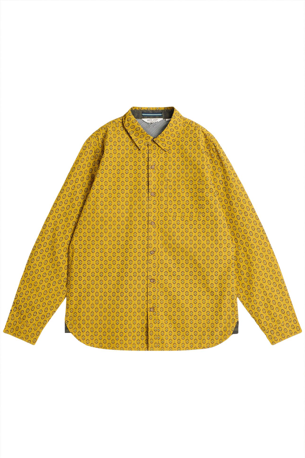 TILE PRINTED SHIRT YELLOW MULTI 3