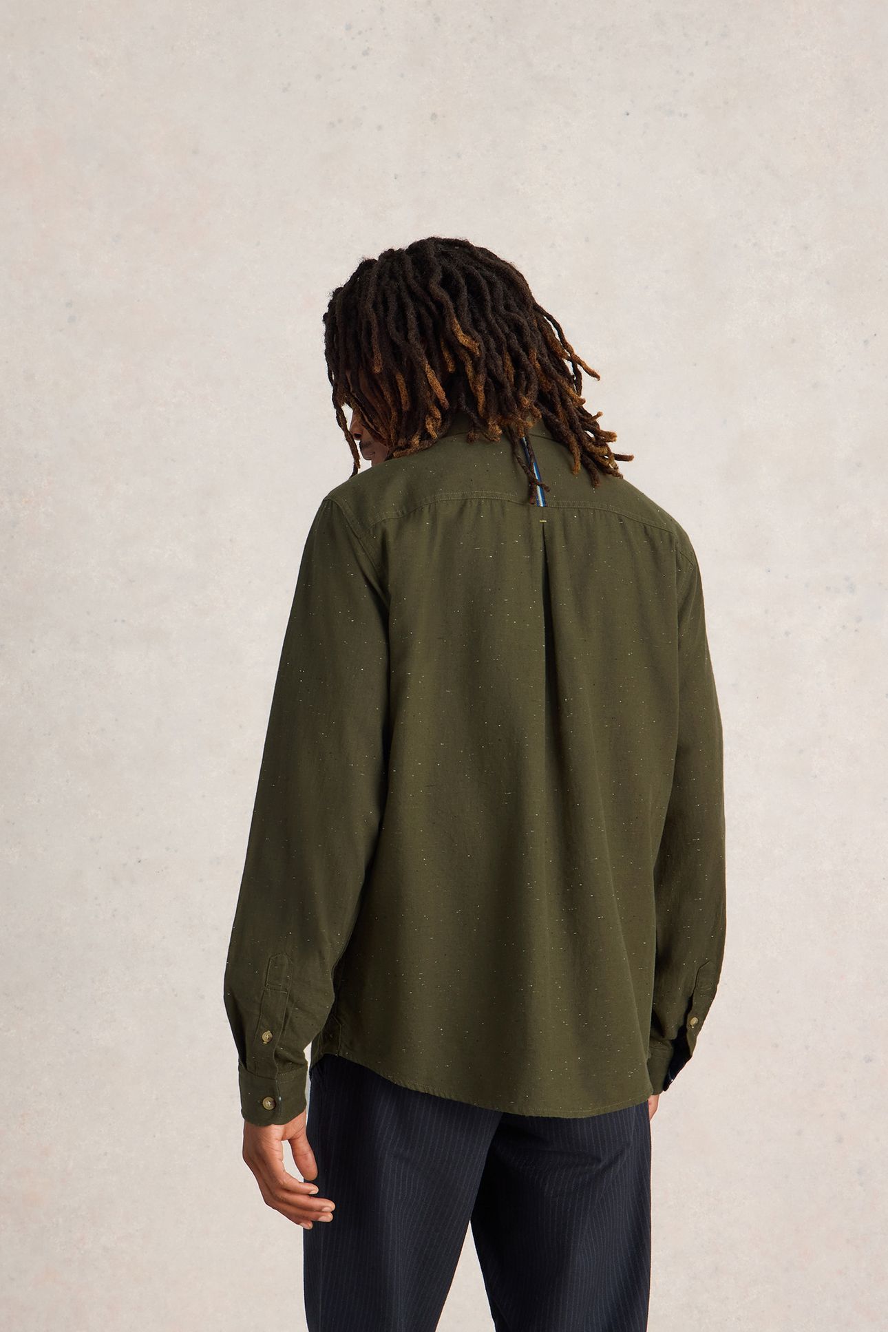 NEP OXFORD SHIRT KHAKI GREEN 2