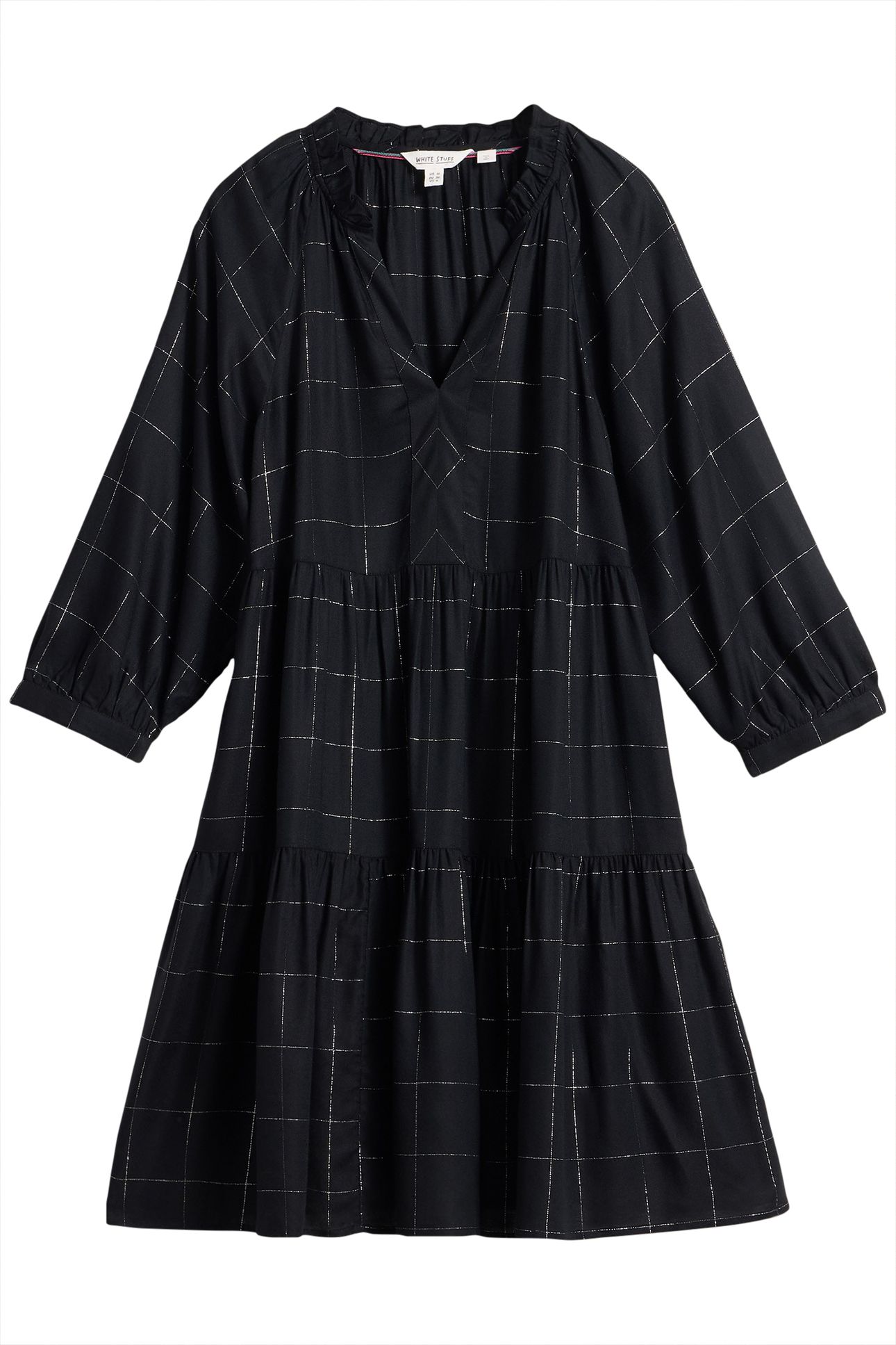 ORLA CHECK DRESS BLACK MULTI 1