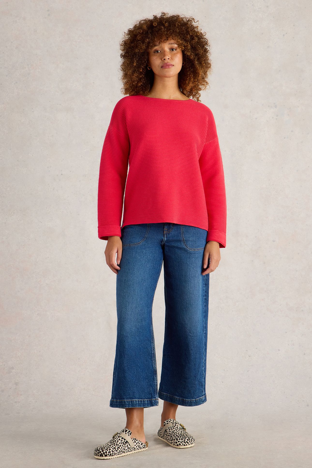 JANA JUMPER BRIGHT PINK 1