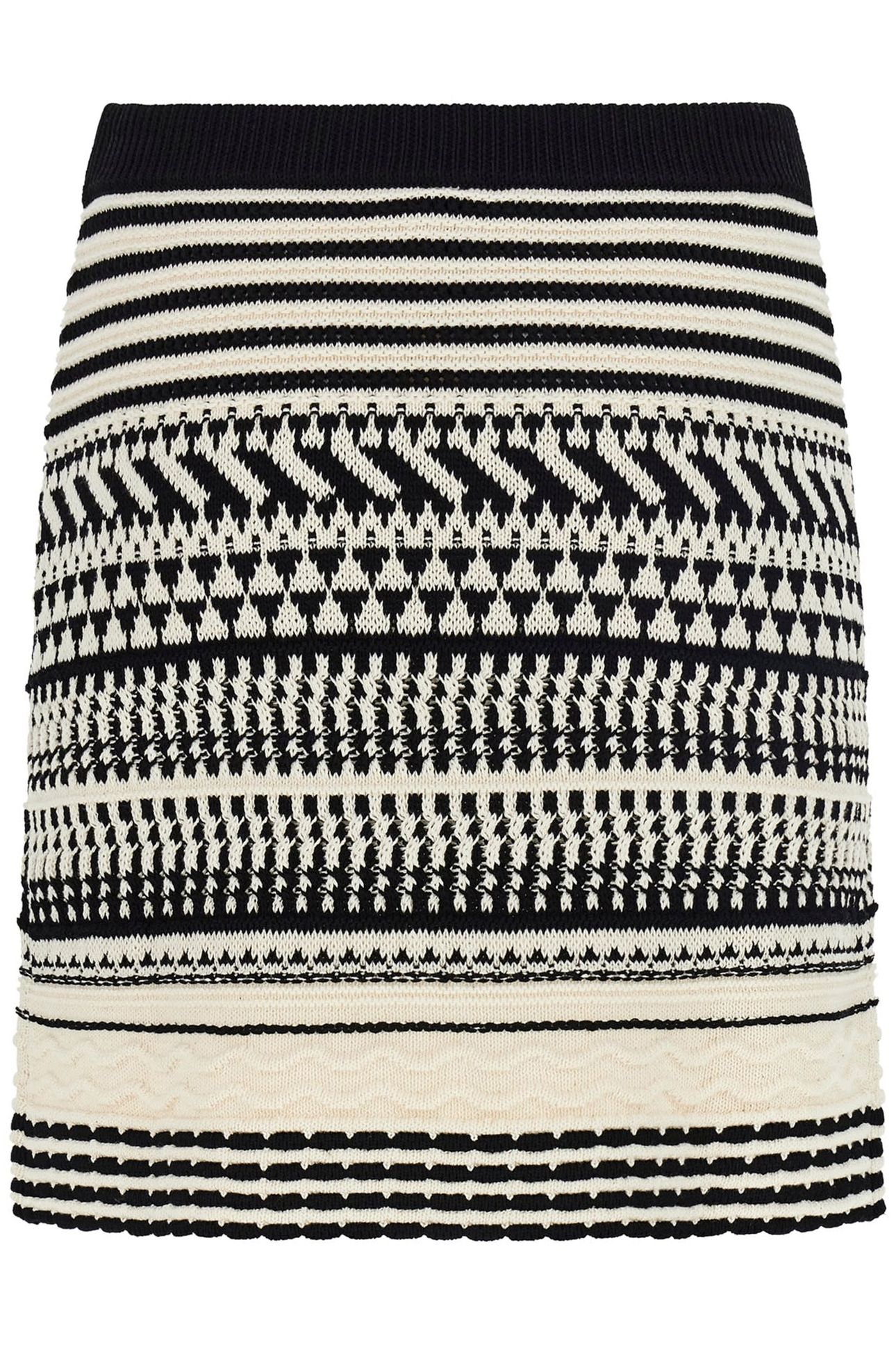 MARCIANO BY GUESS ARIANNA STITCHED SKI EGGSHELL AND BLACK 5