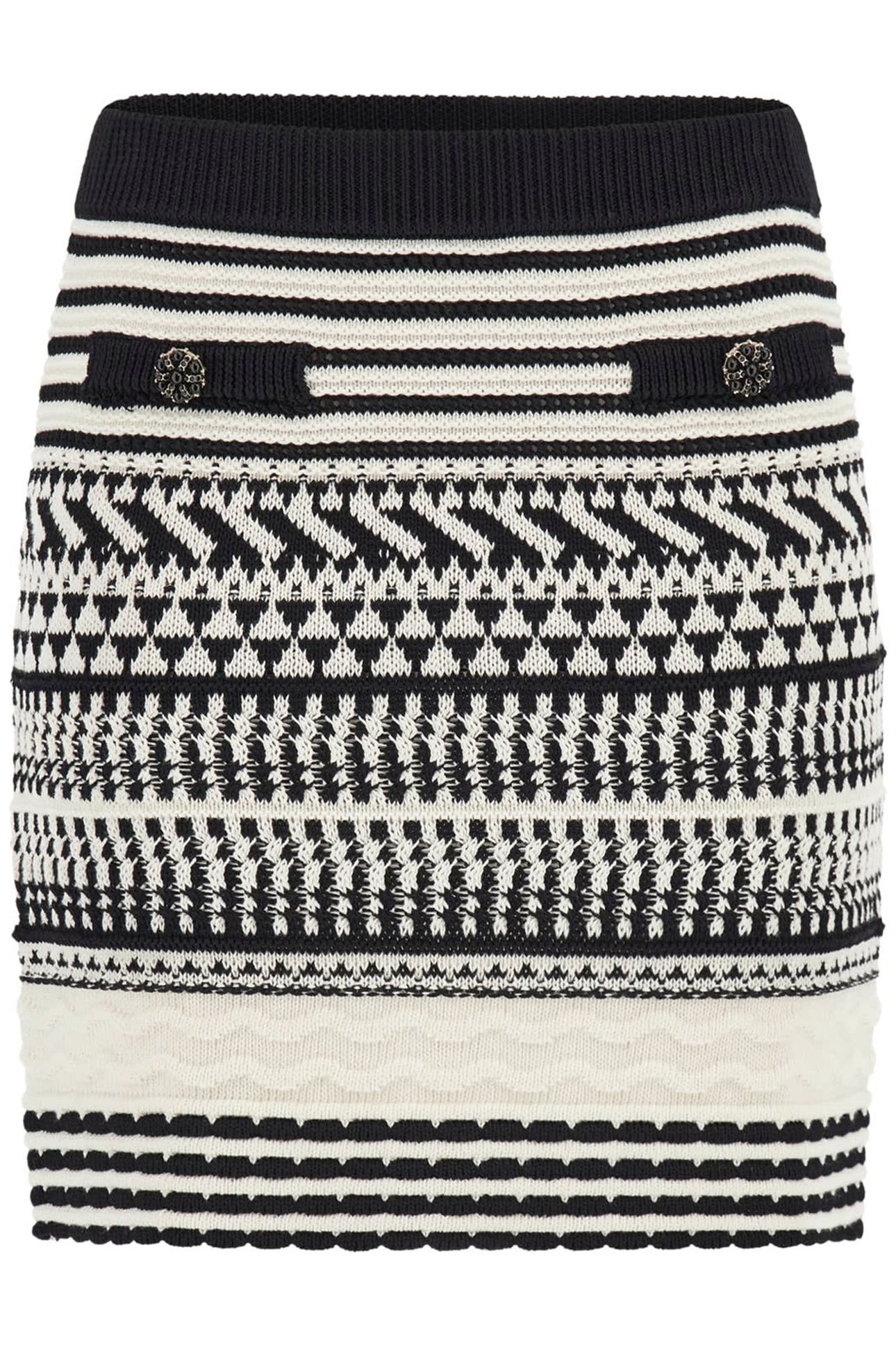 MARCIANO BY GUESS ARIANNA STITCHED SKI EGGSHELL AND BLACK 4