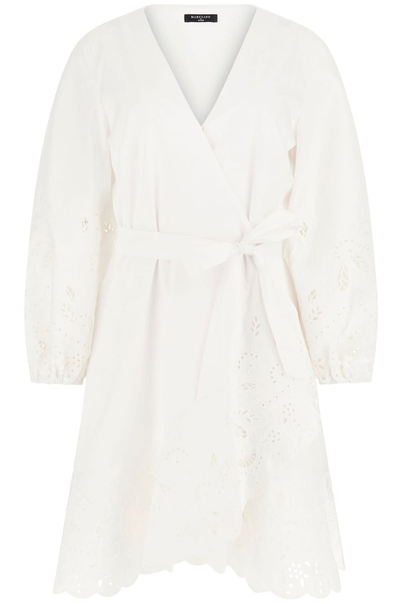 MARCIANO BY GUESS KENNEDY EYELET DRESS TRUE WHITE 4