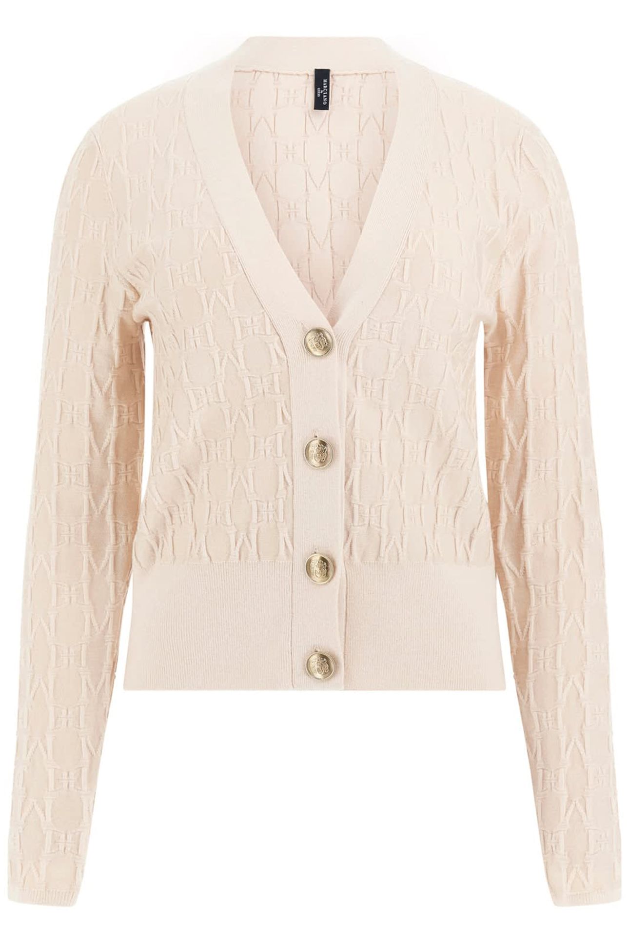 MARCIANO BY GUESS MARTI ALLOVER LOGO L EGGSHELL ECRU 4