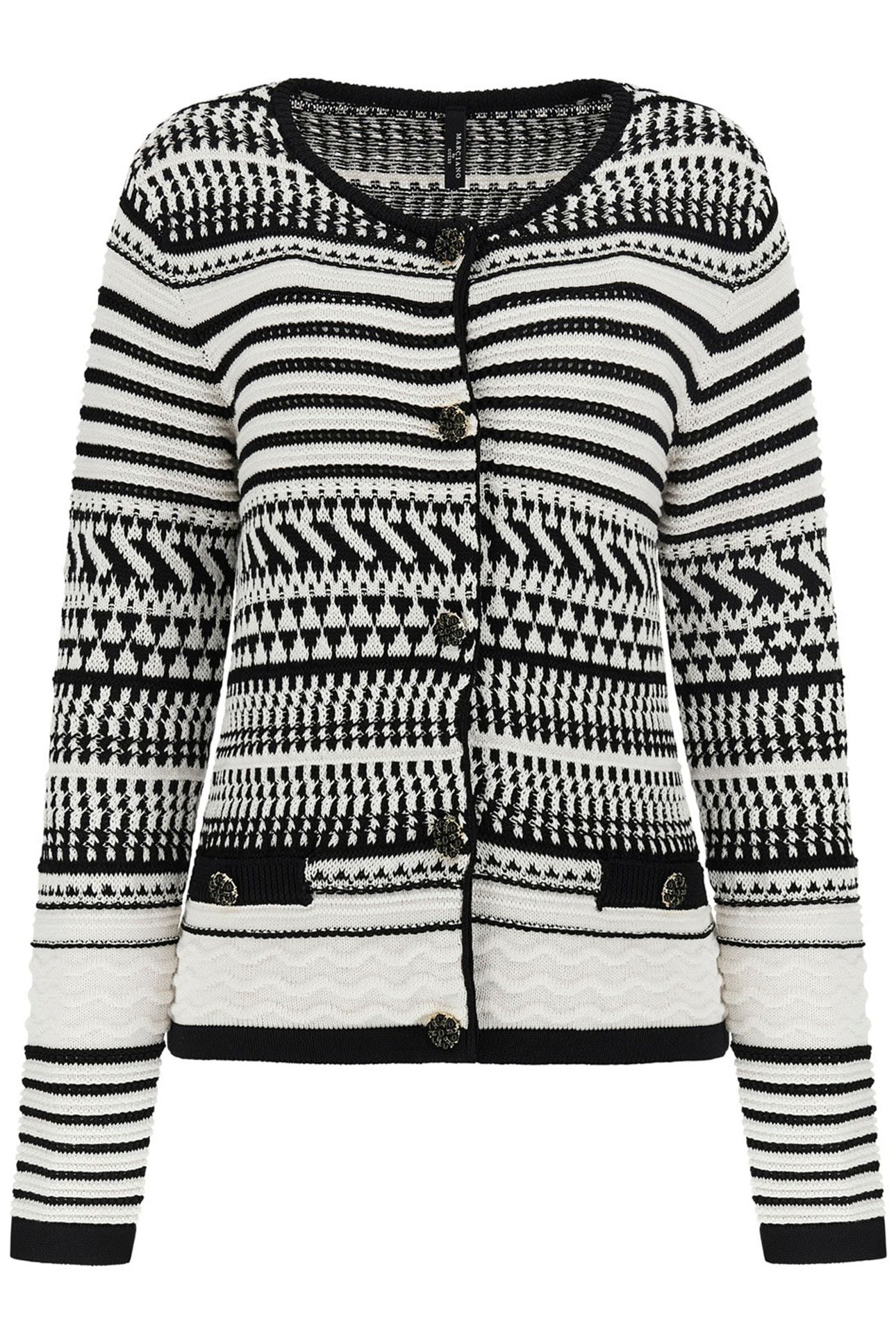 MARCIANO BY GUESS ARIANNA STITCHED CAR EGGSHELL AND BLACK 4