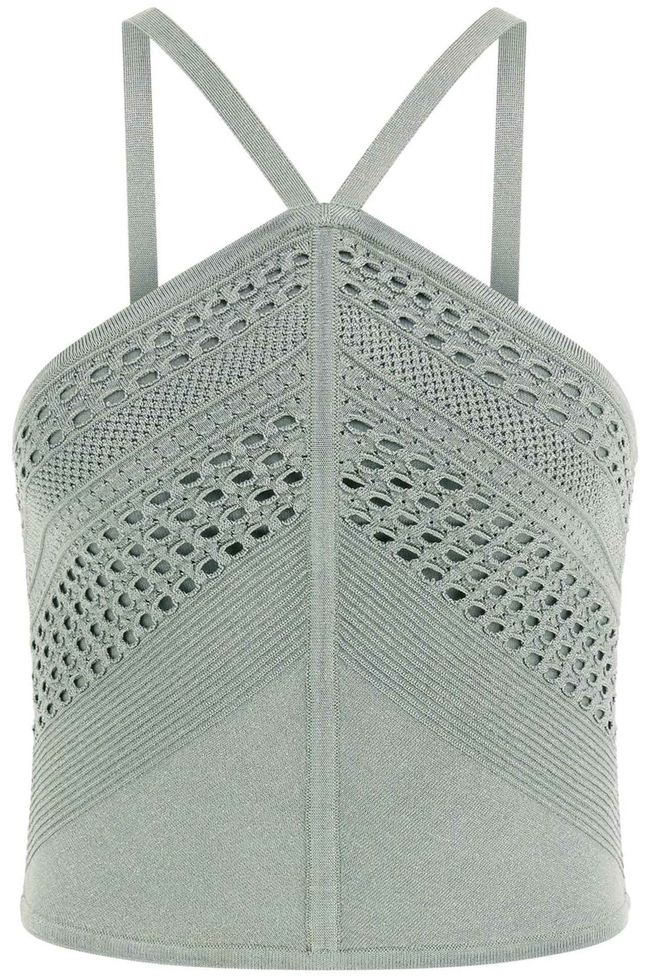 MARCIANO BY GUESS HENLEY STRAPS CROP T MALIBU SAGE MULTI 4