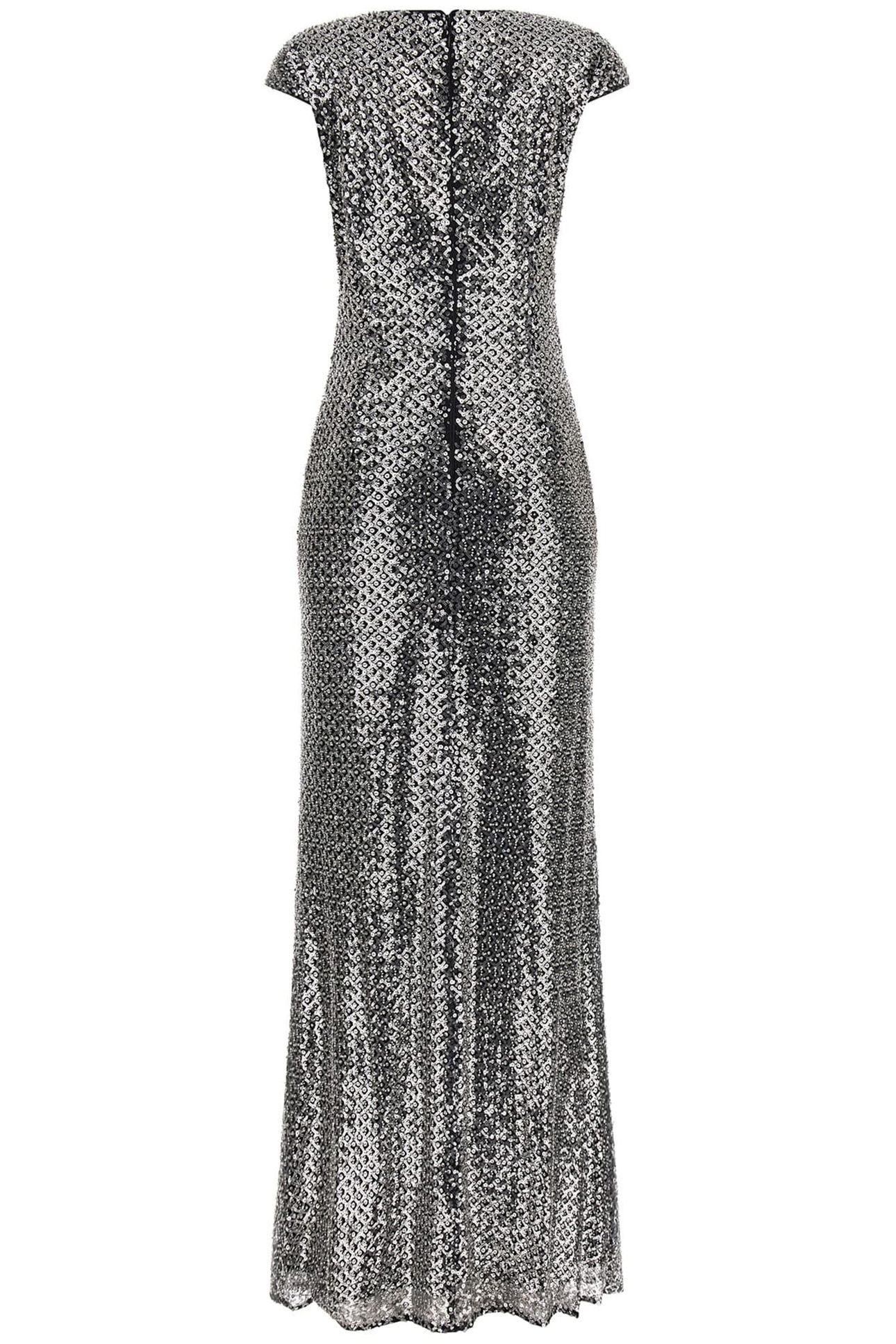 MARCIANO BY GUESS TEMPTEST MAXI DRESS PLATINUM 4