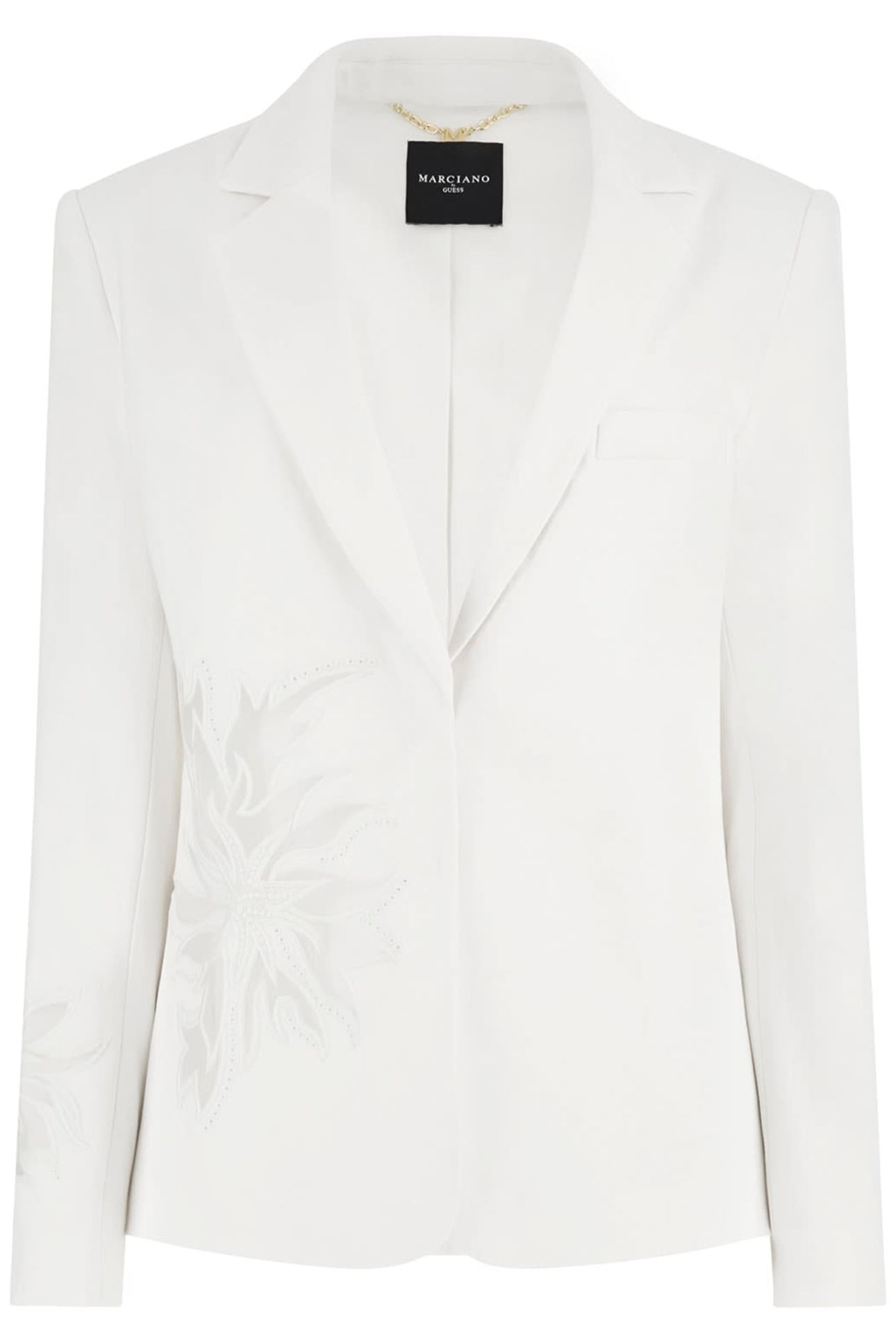 MARCIANO BY GUESS GLAM DE FLEUR BLAZER PALE PEARL 4