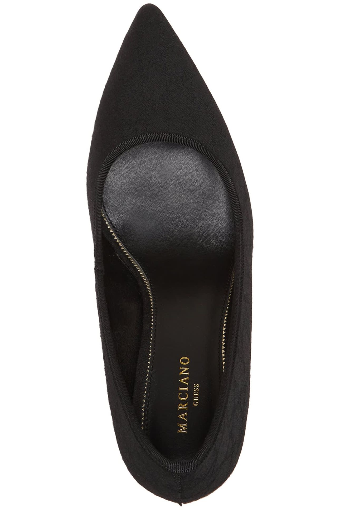 MARCIANO BY GUESS MONOGRAM PUMP JET BLACK 4