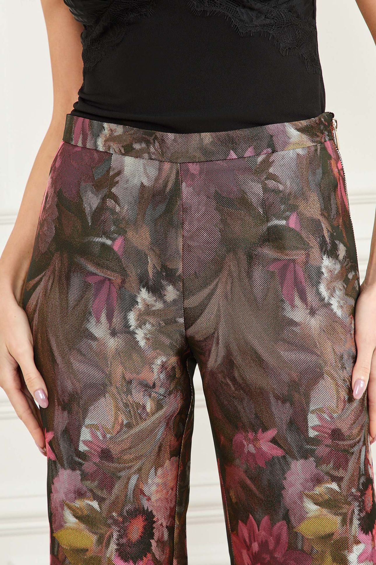 MARCIANO BY GUESS KATE PANT WILDWOOD JACQUARD 6