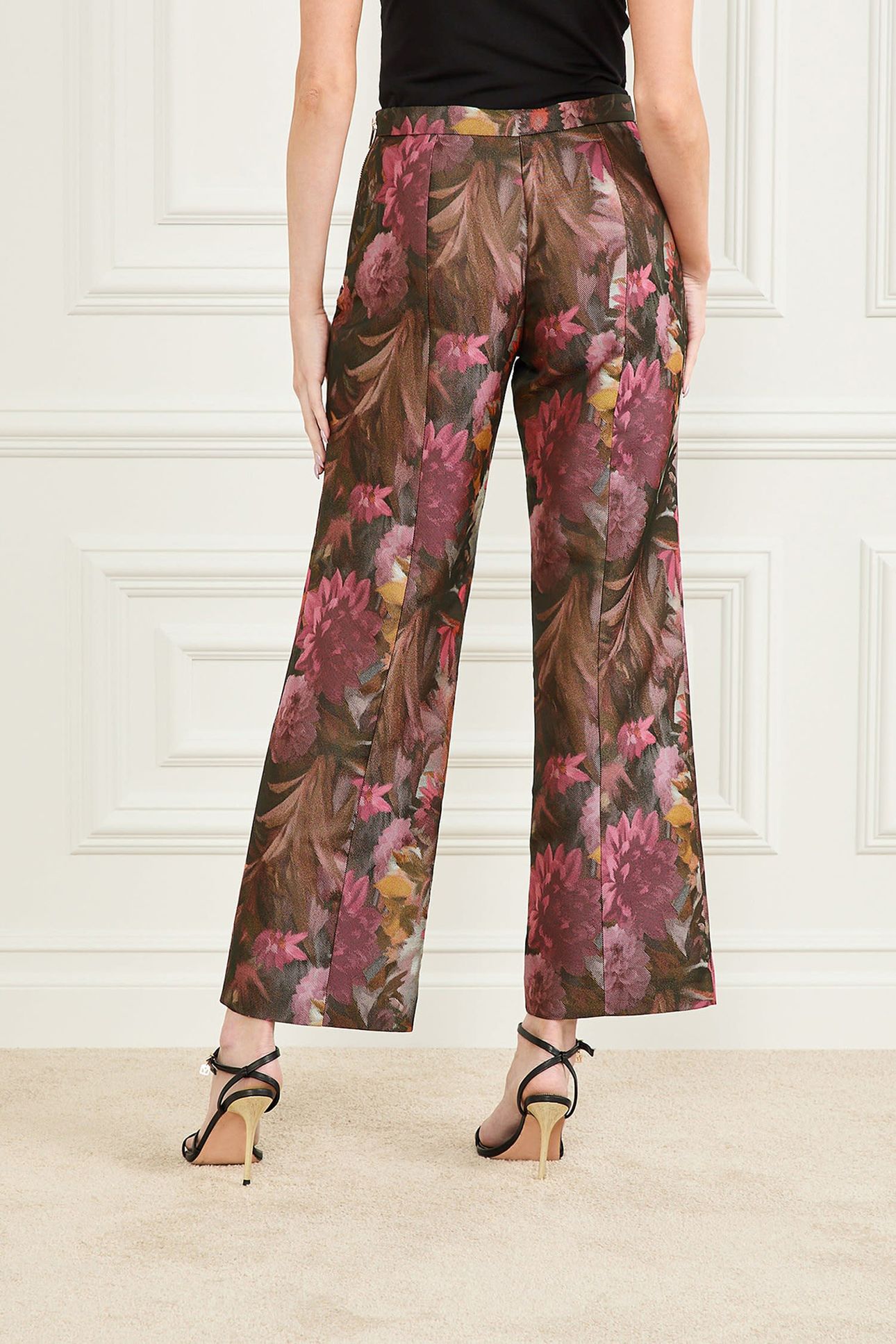 MARCIANO BY GUESS KATE PANT WILDWOOD JACQUARD 2