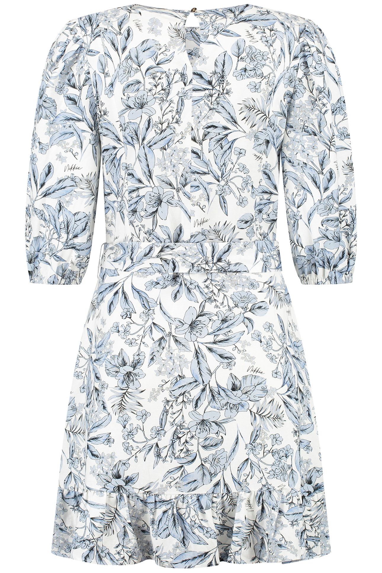 DOHA DRESS SMOKED BLUE/STAR WHITE 2