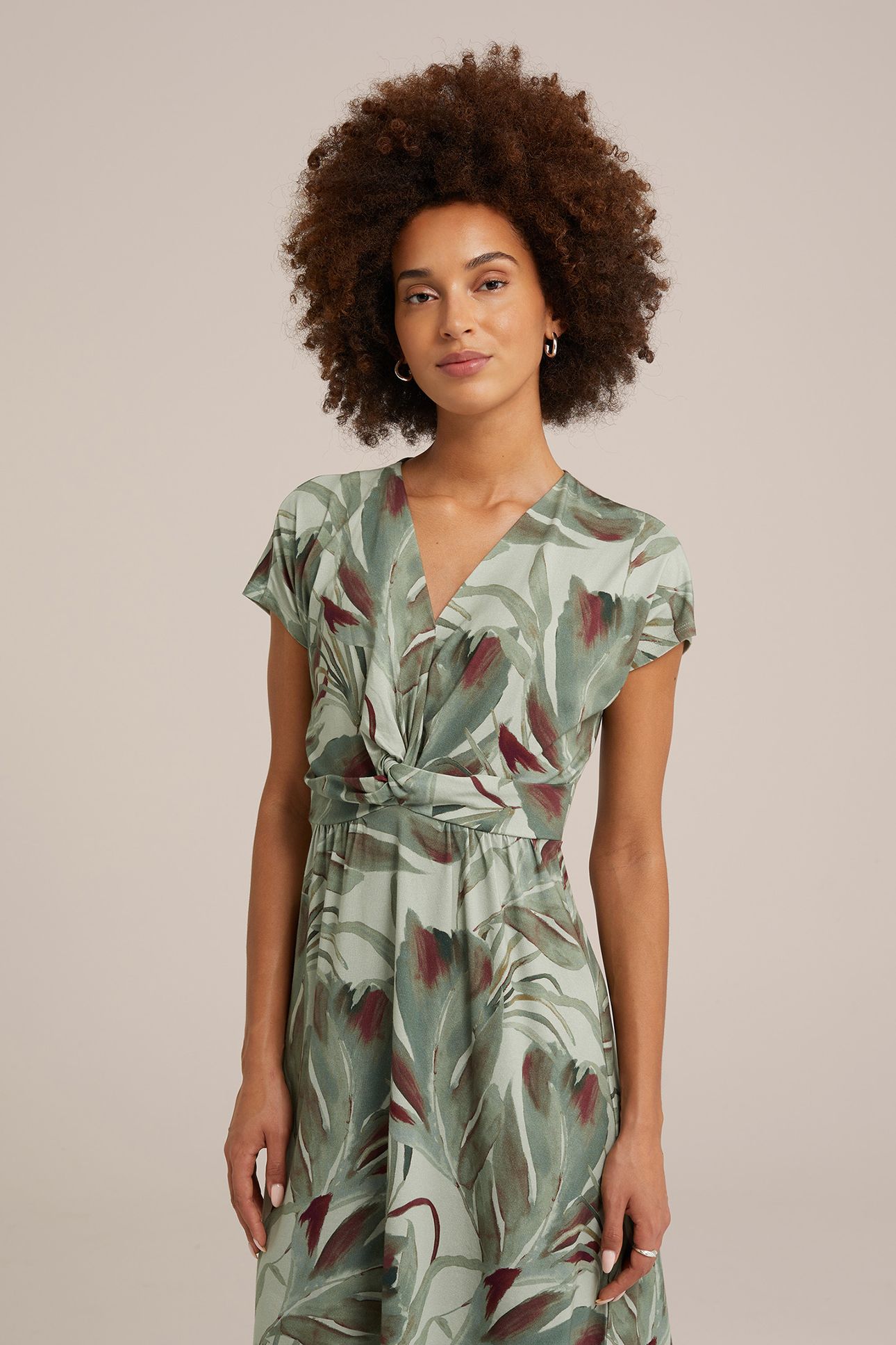 DRESS MID LENGTH GREEN 4