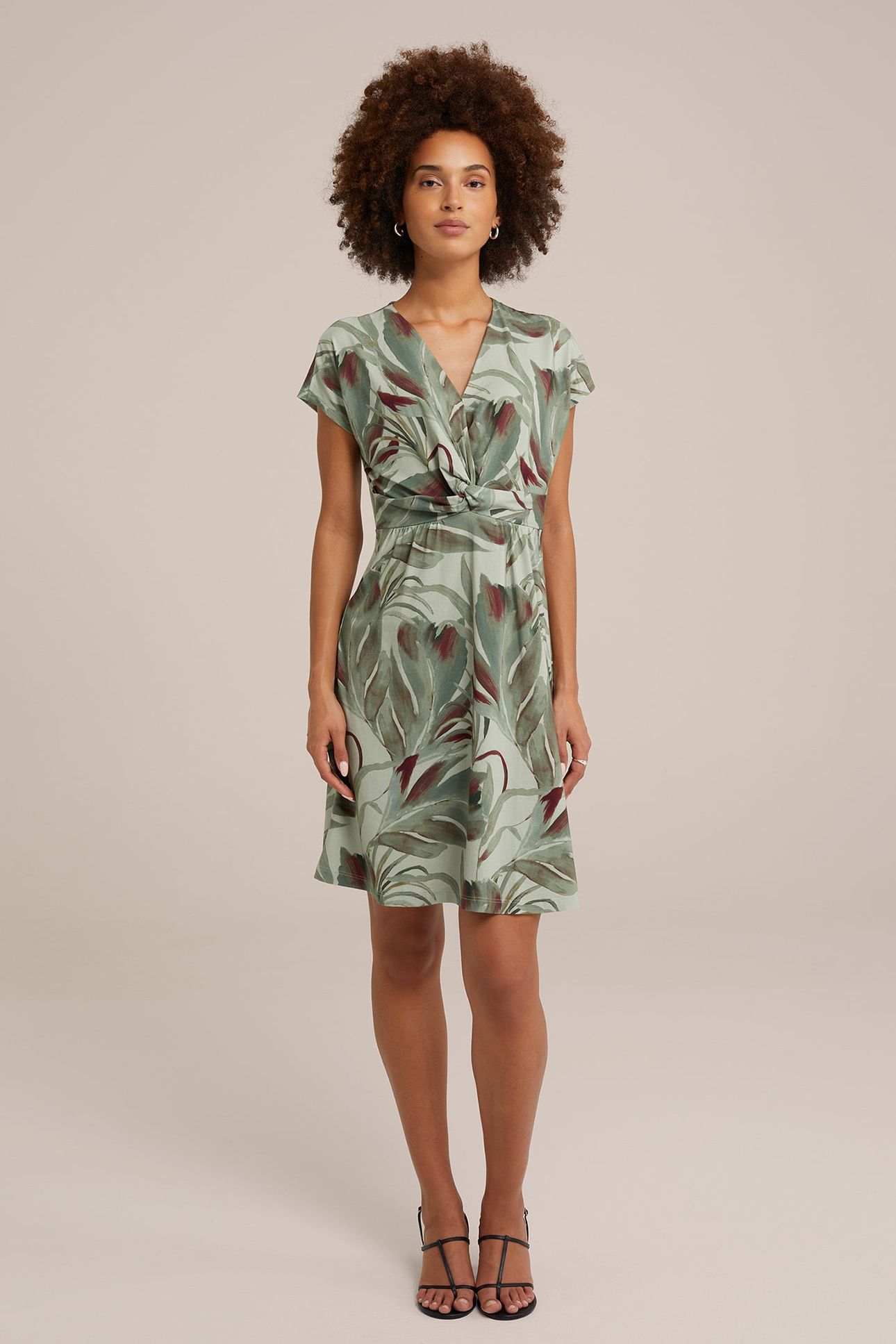DRESS MID LENGTH GREEN 1