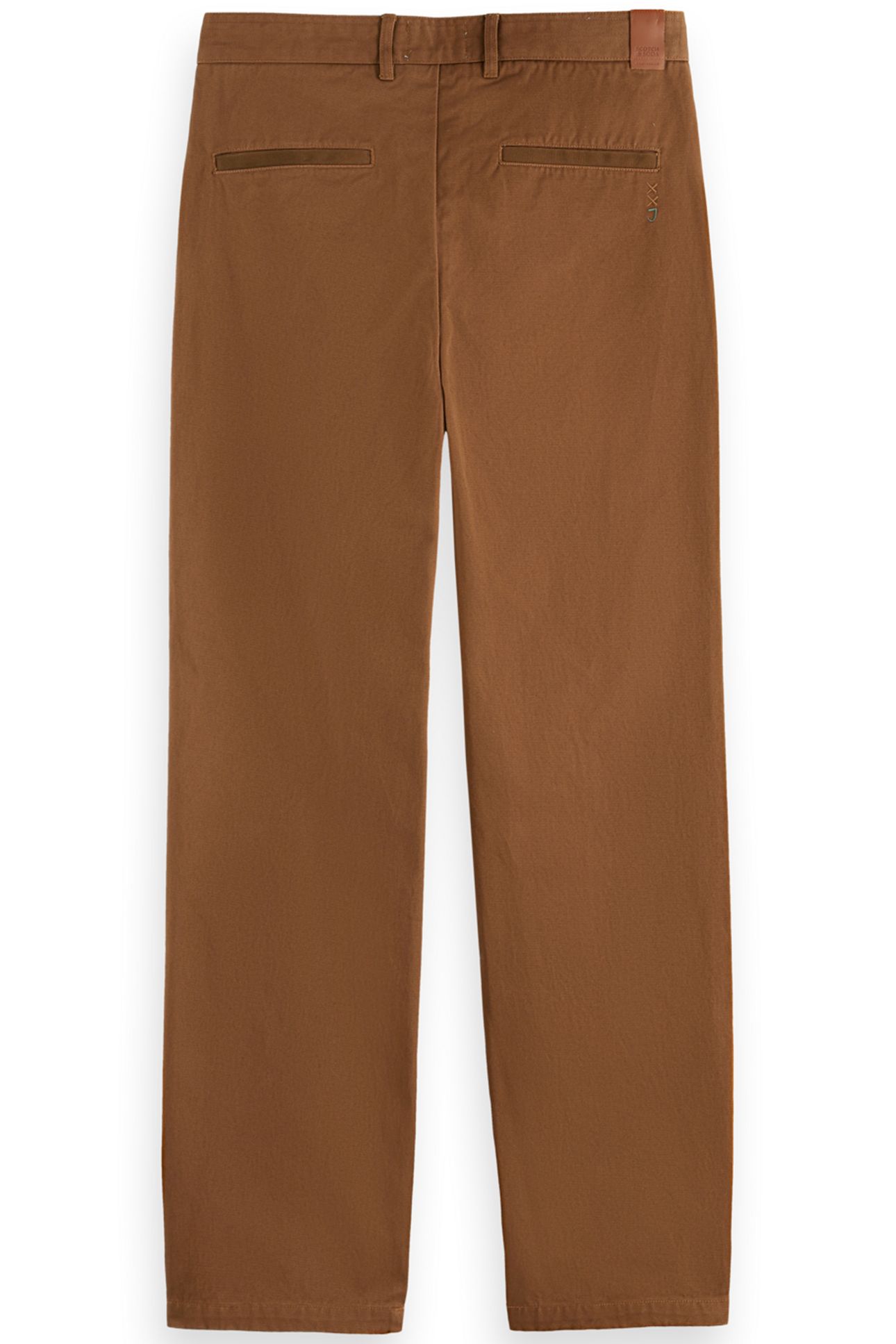 JOE JONAS X SCOTCH SODA STRAIGHT FIT TWILL CHINO BISON 4